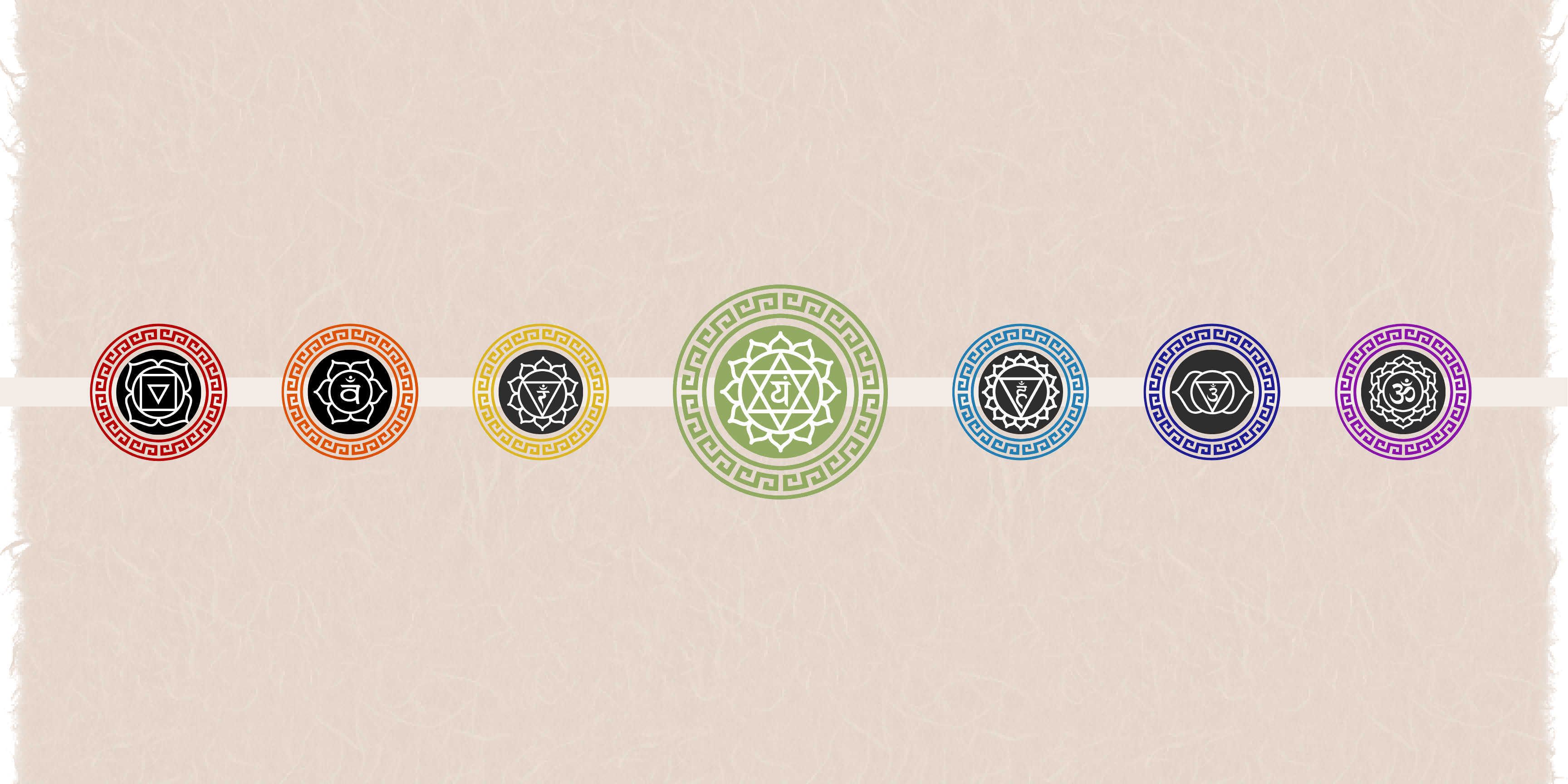 heart chakra sign banner