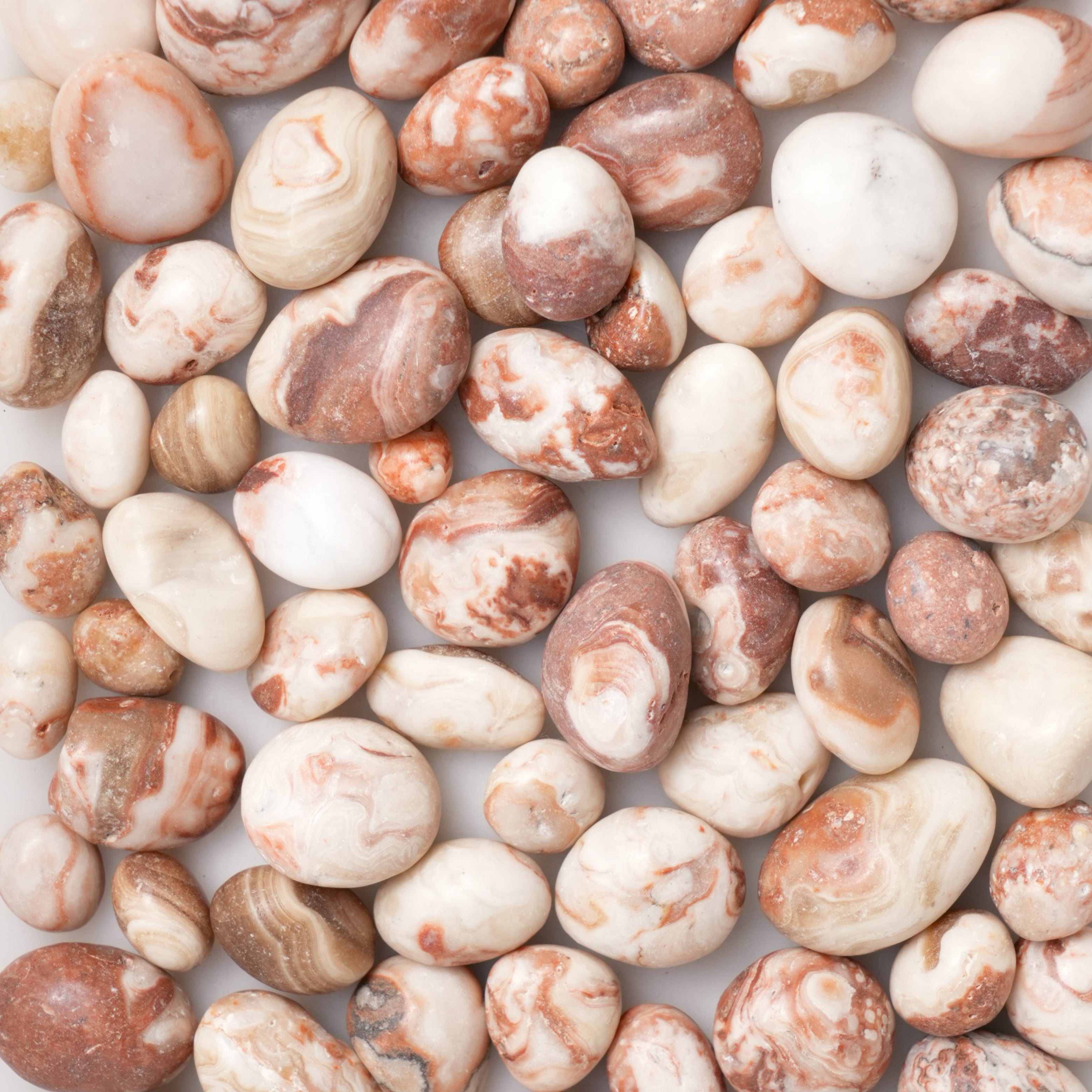 Amber Calcite Tumble