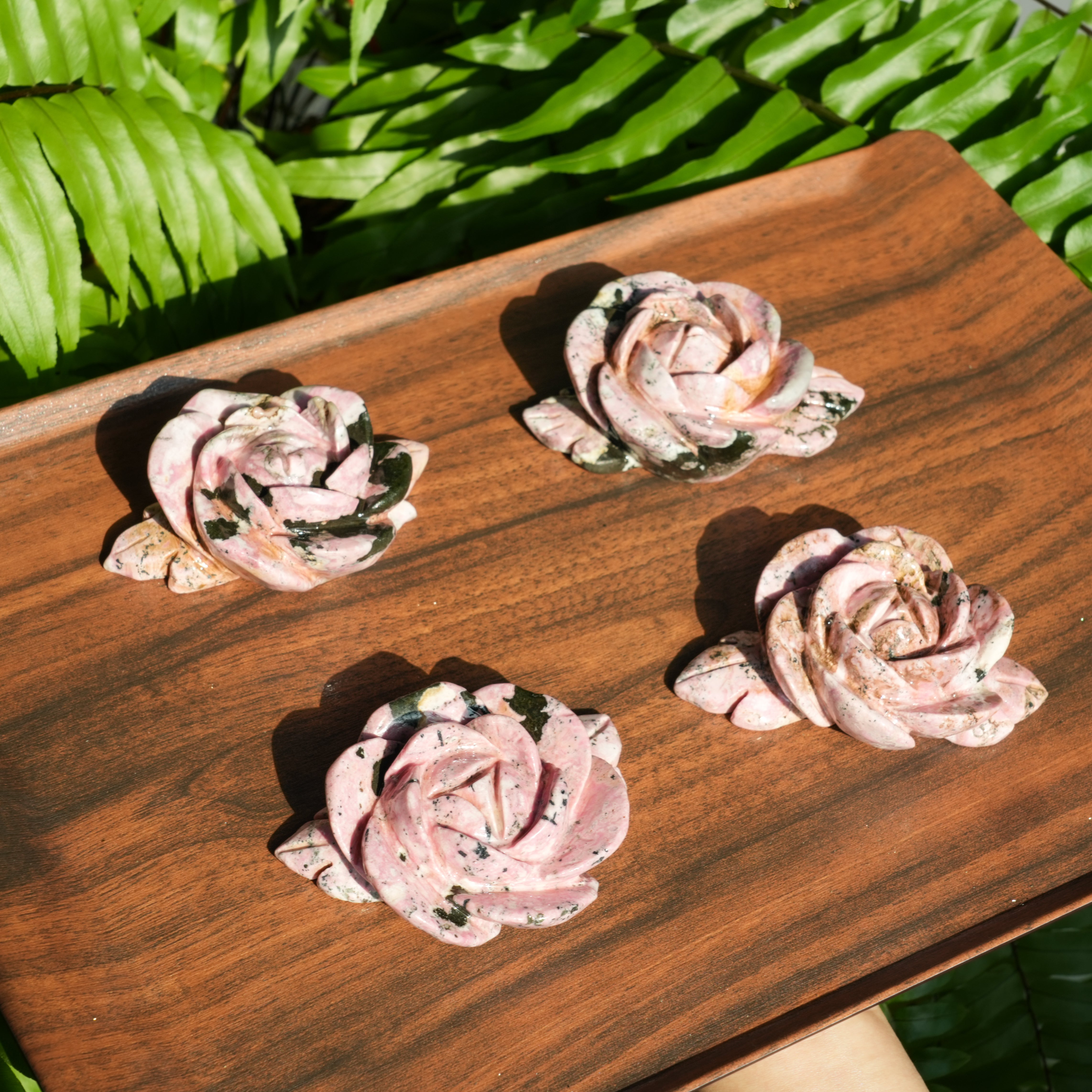 Peru Rhodonite Flower