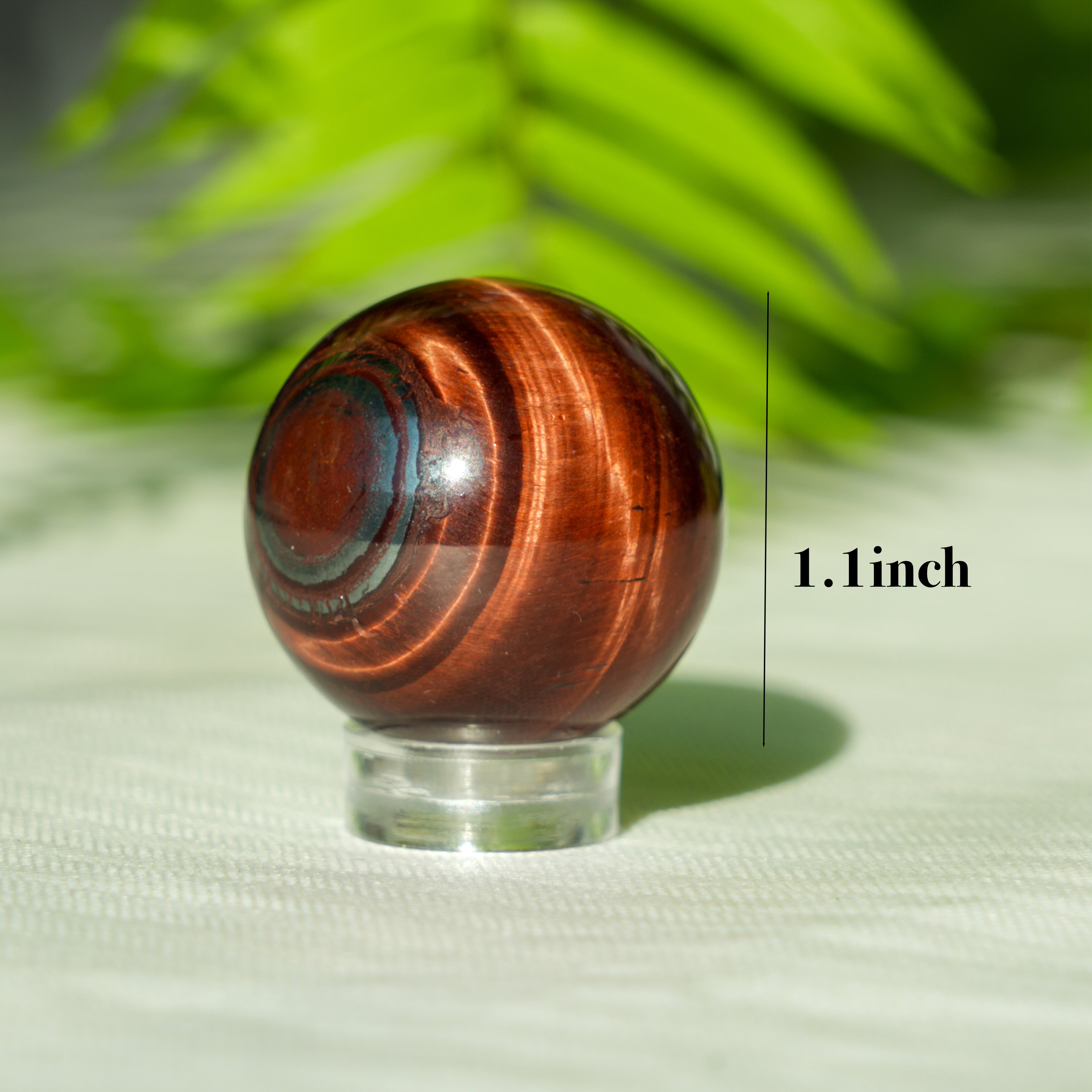 Red Tiger Eye Stone Mini Sphere