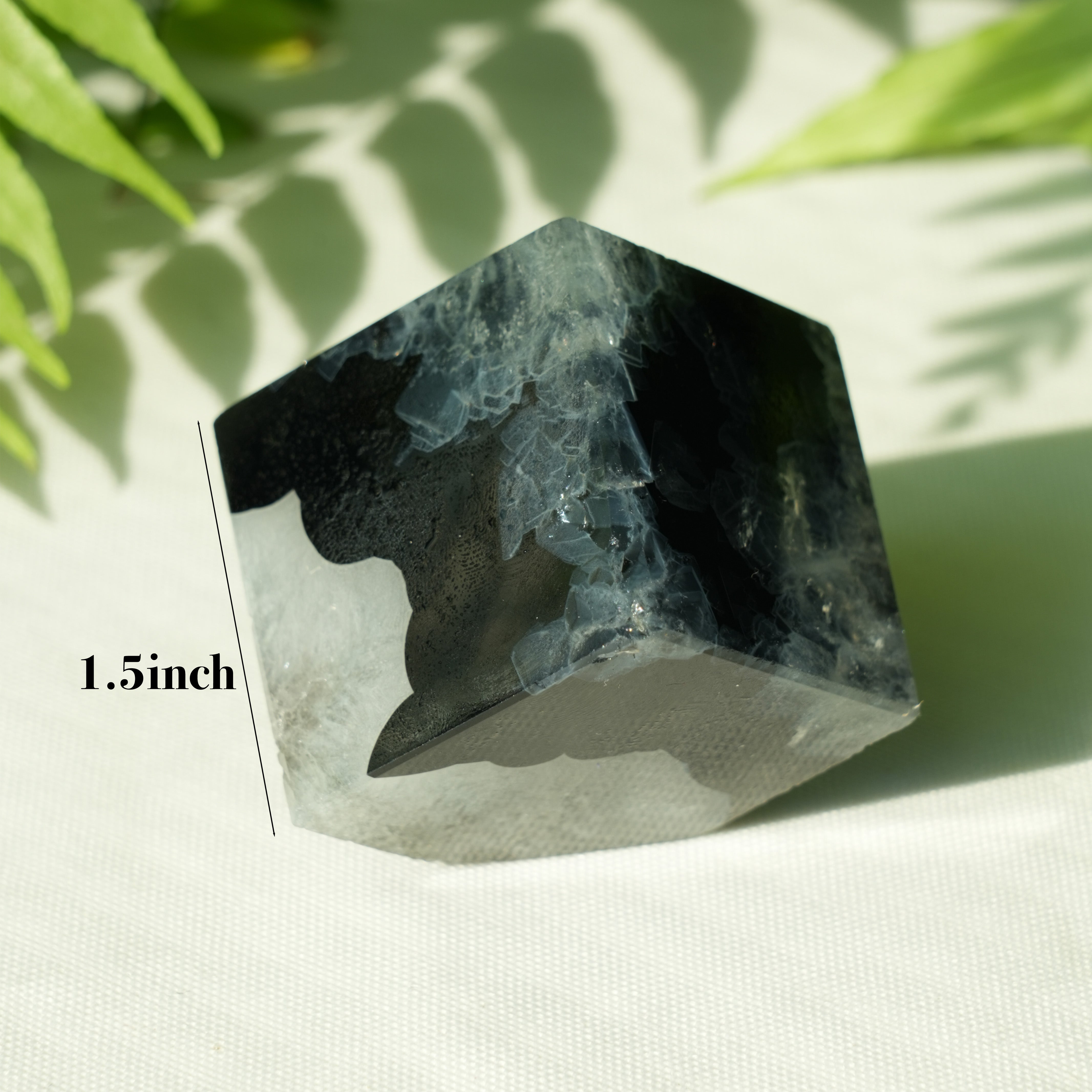 Black Sardonyx Cube