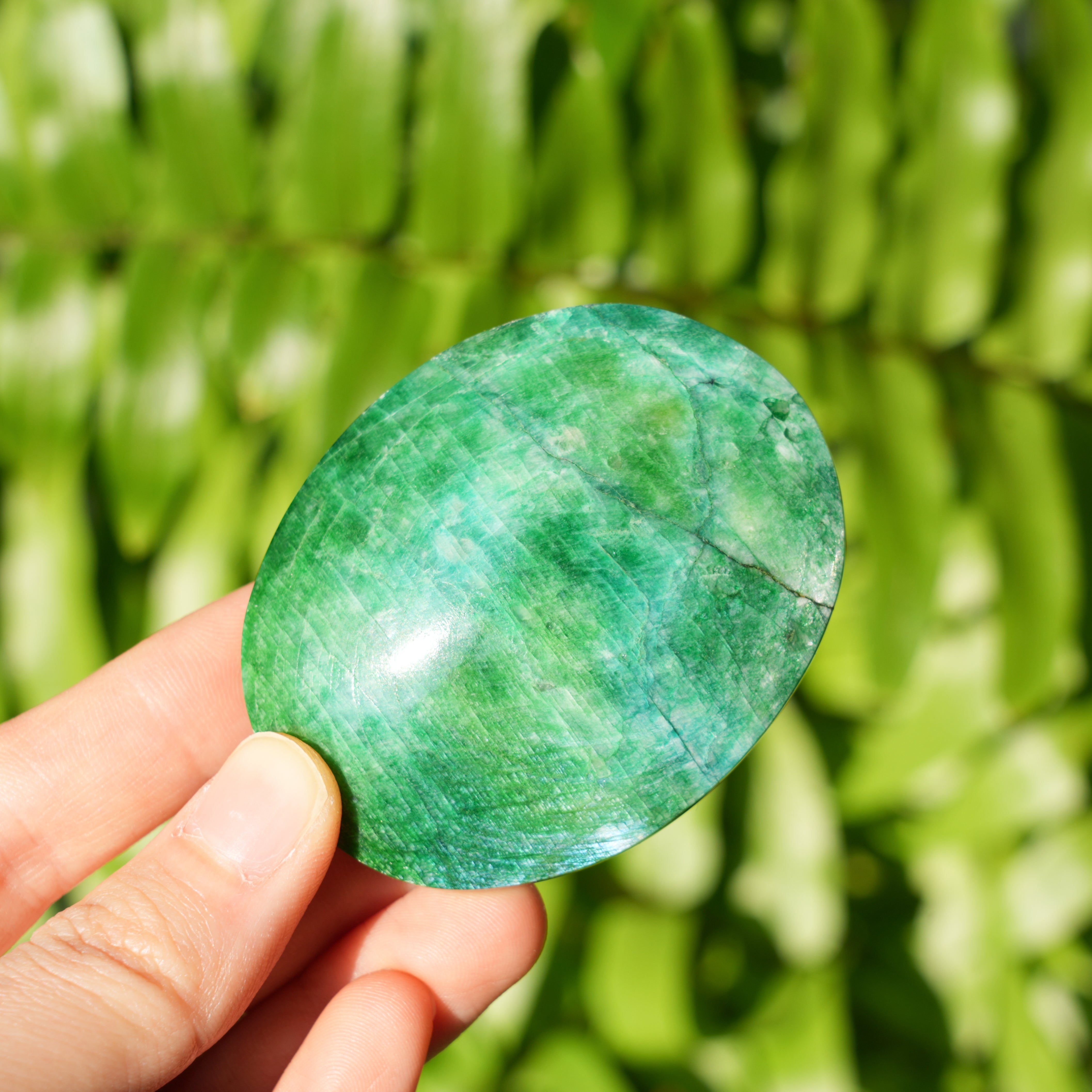 Green Moonstone Palmstone