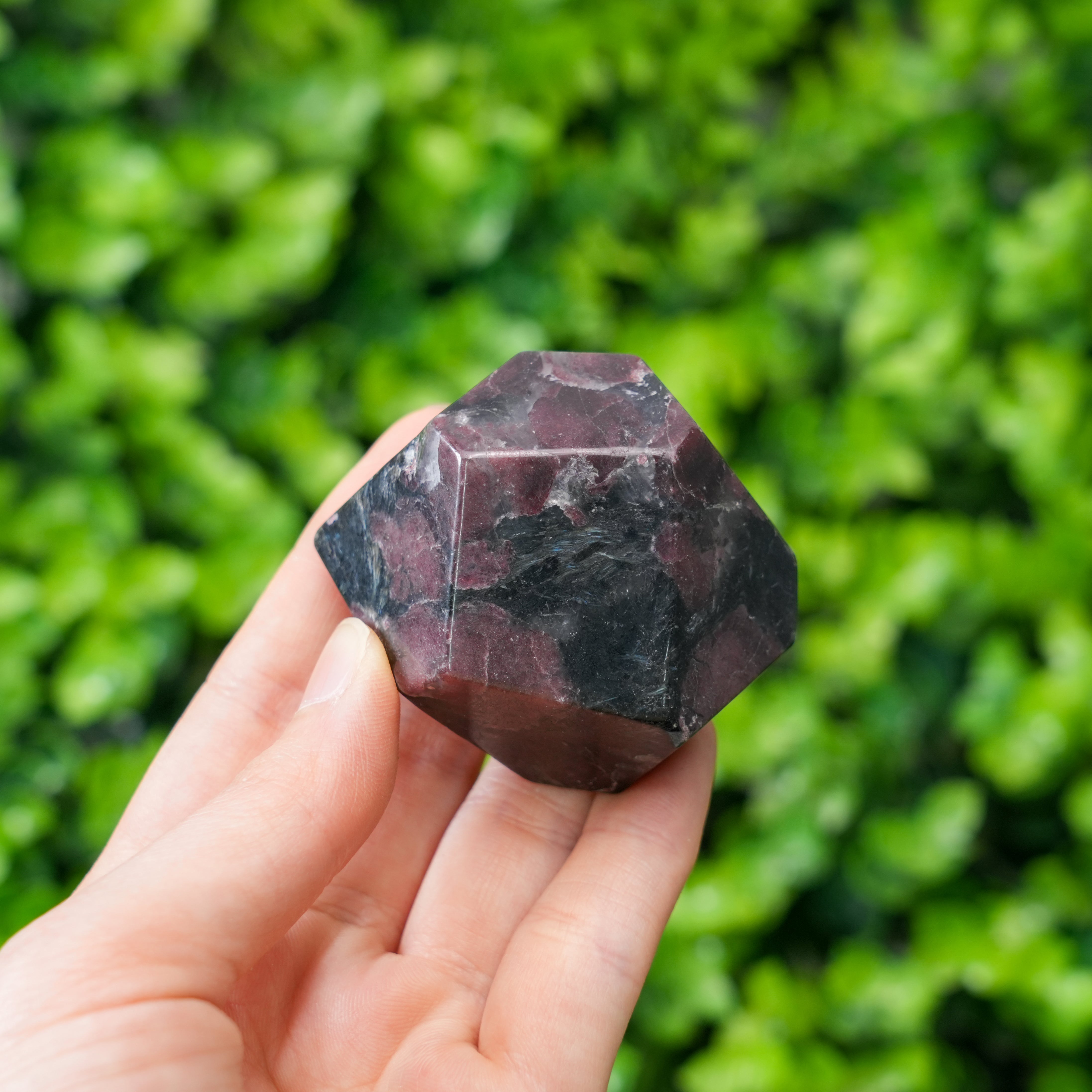 Natural Garnet Freeform Sculpture Polished Deep Red Crystal for Passion & Grounded Strength