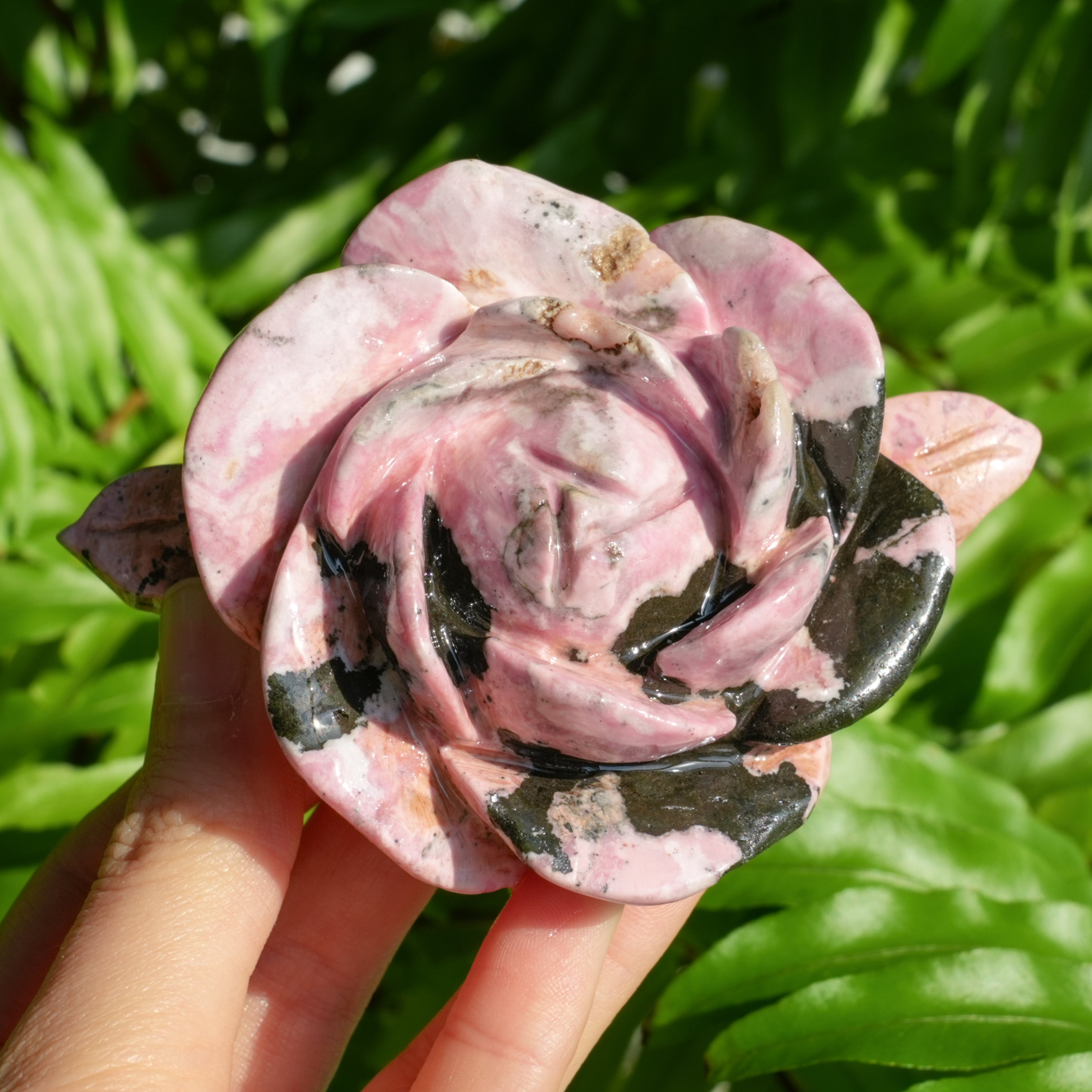 Peru Rhodonite Flower