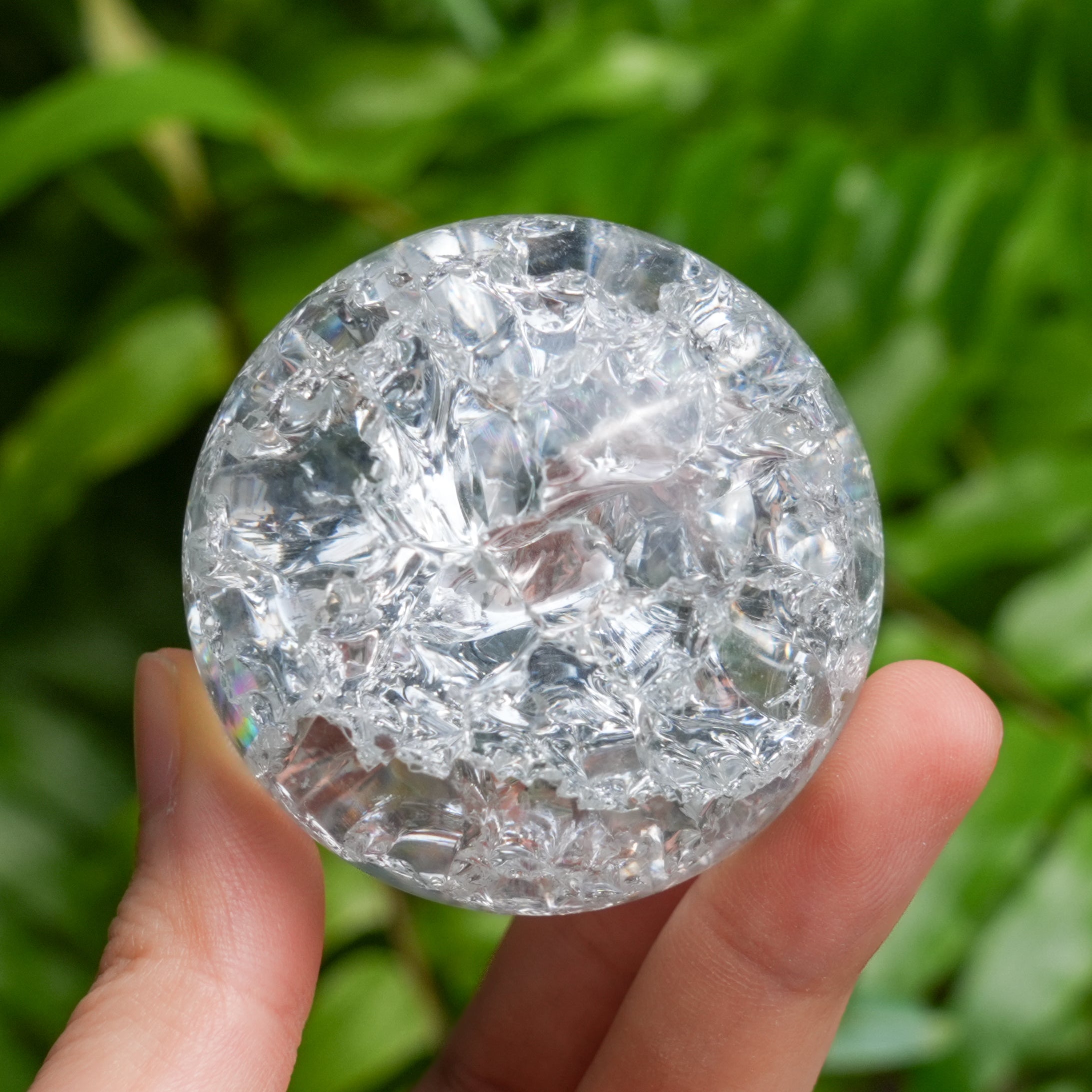 Crackle Quart Sphere