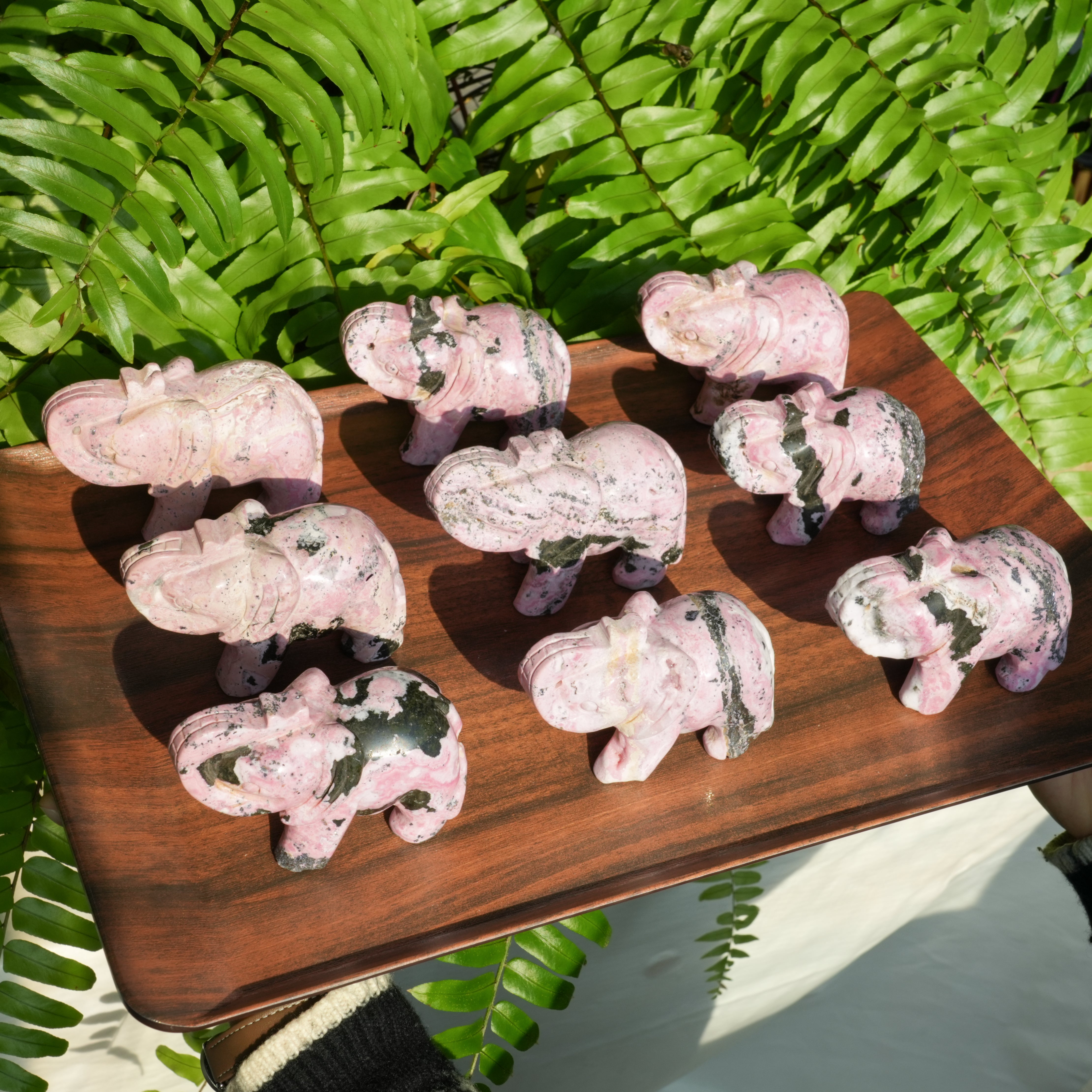 Peru Rhodonite Elephant