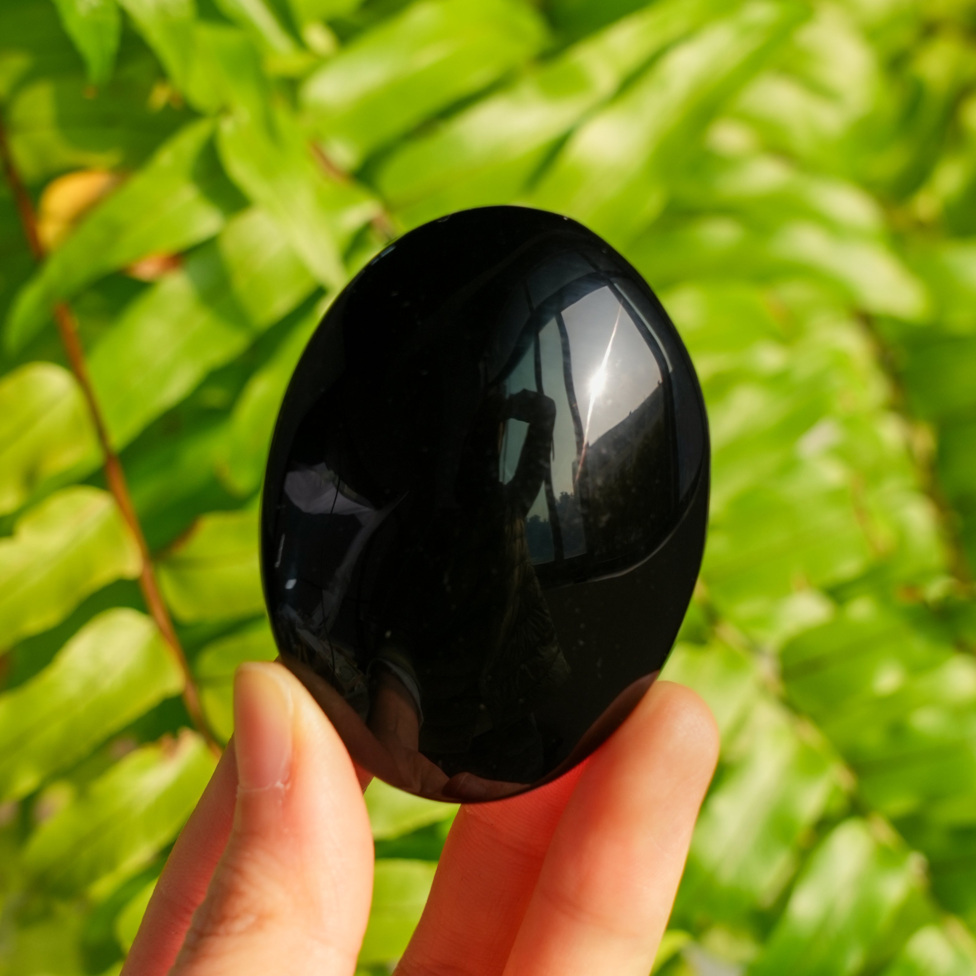 Black Obsidian Palmstone