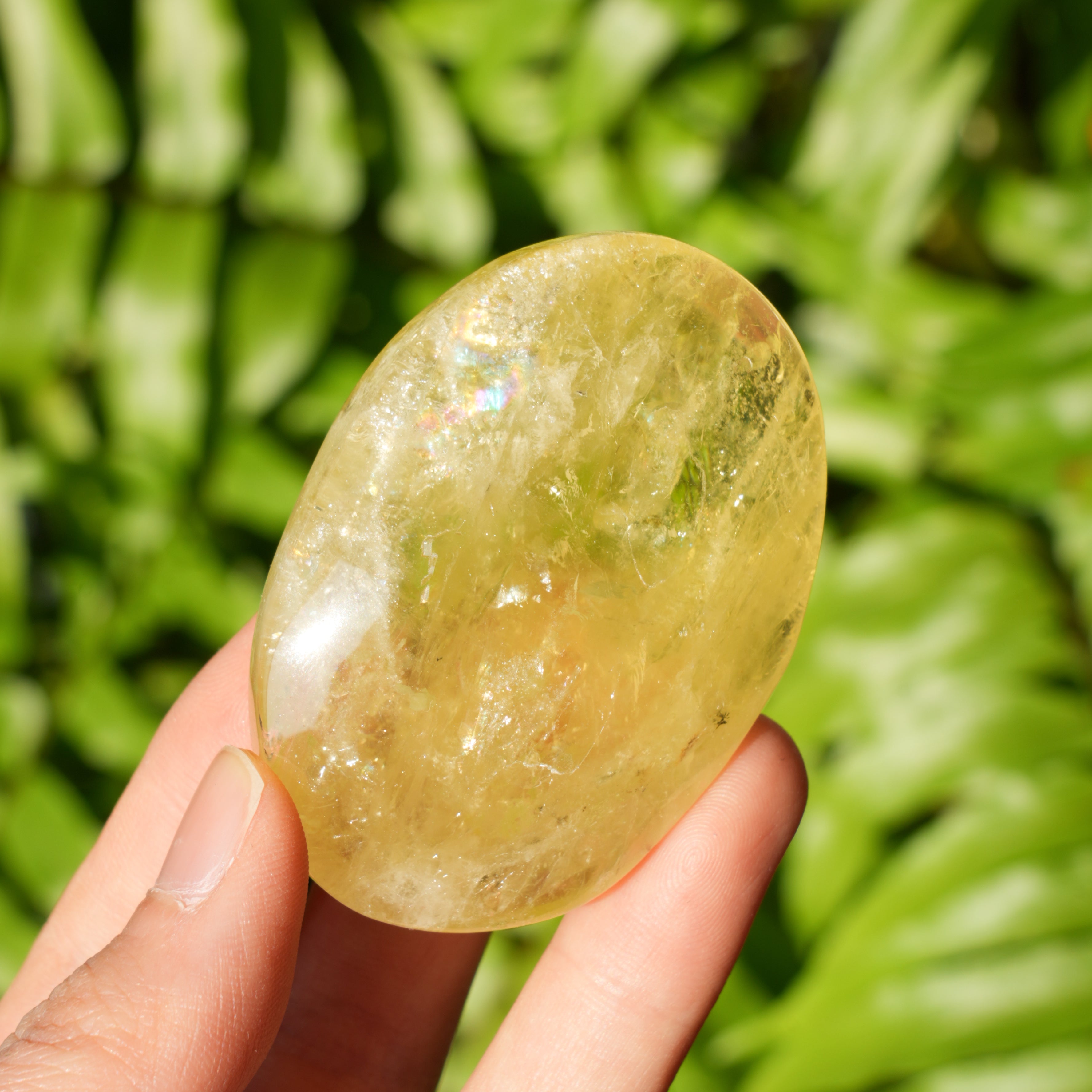 Citrine Palmstone