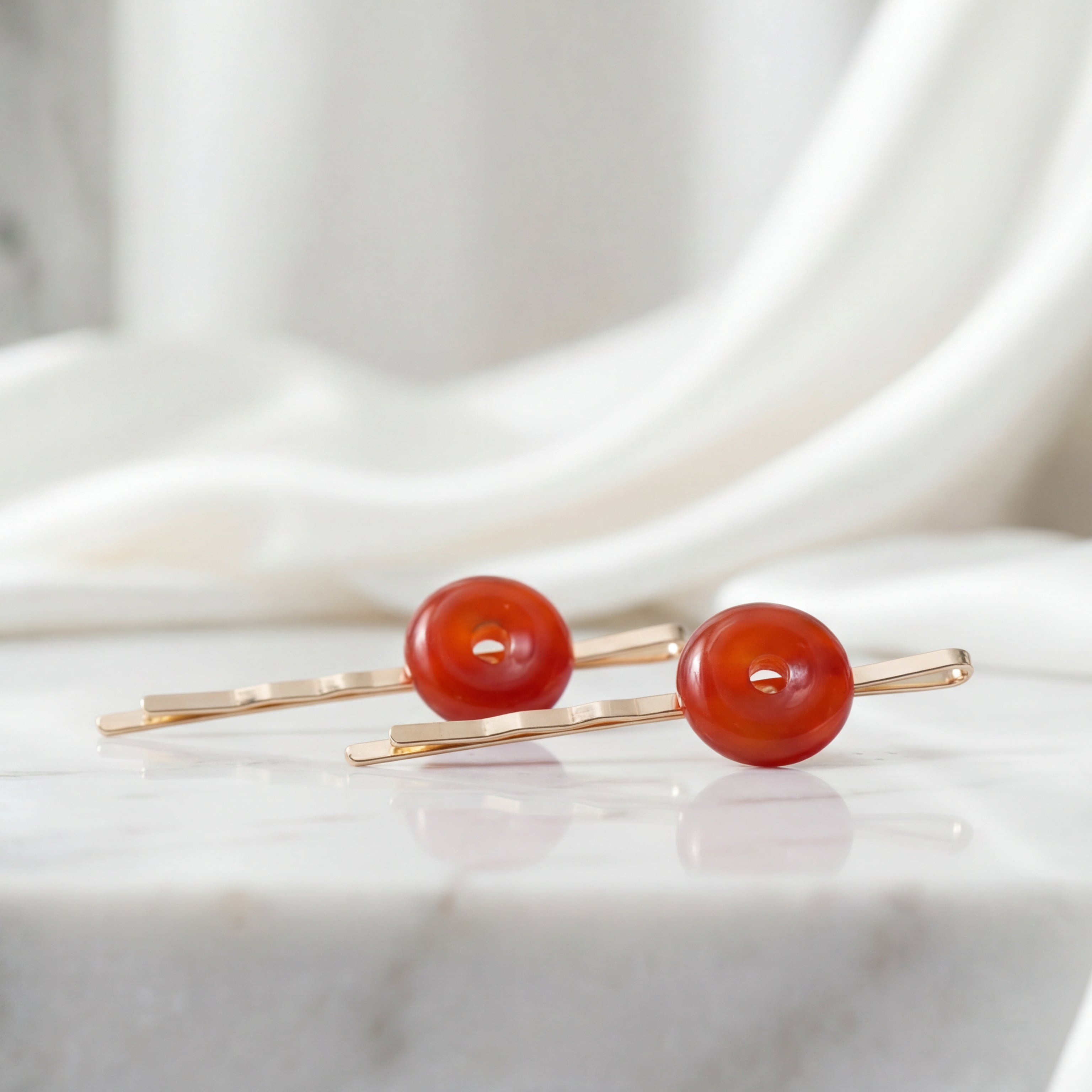 Carnelian Hairpin