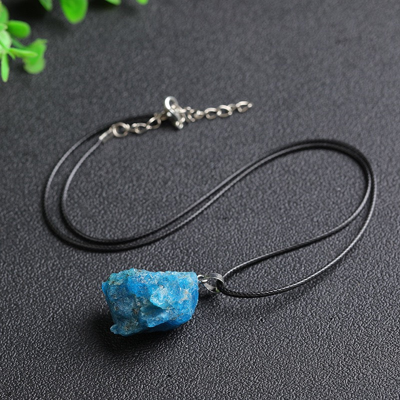 Blue Apatite Stone Pendant