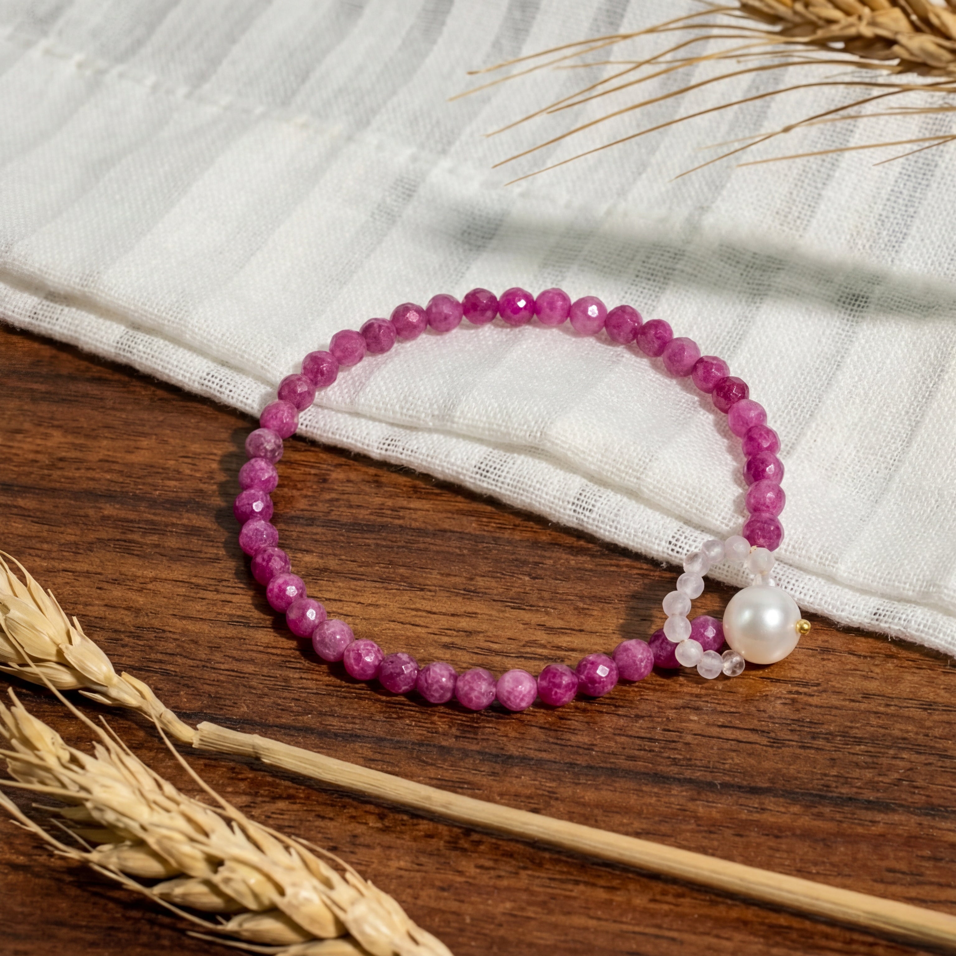 Ruby Handmade Bracelet