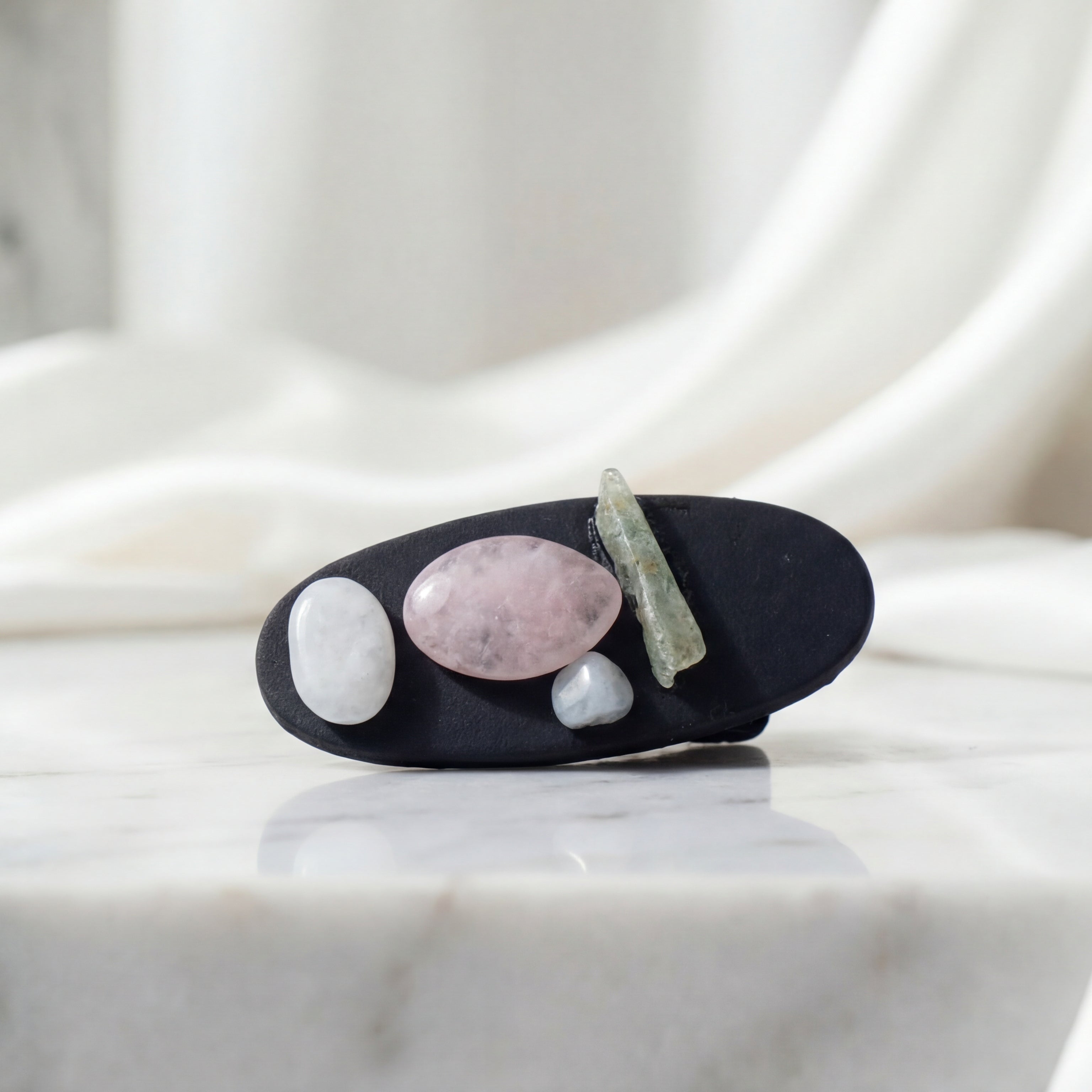 Pink Love Crystal Hairpin