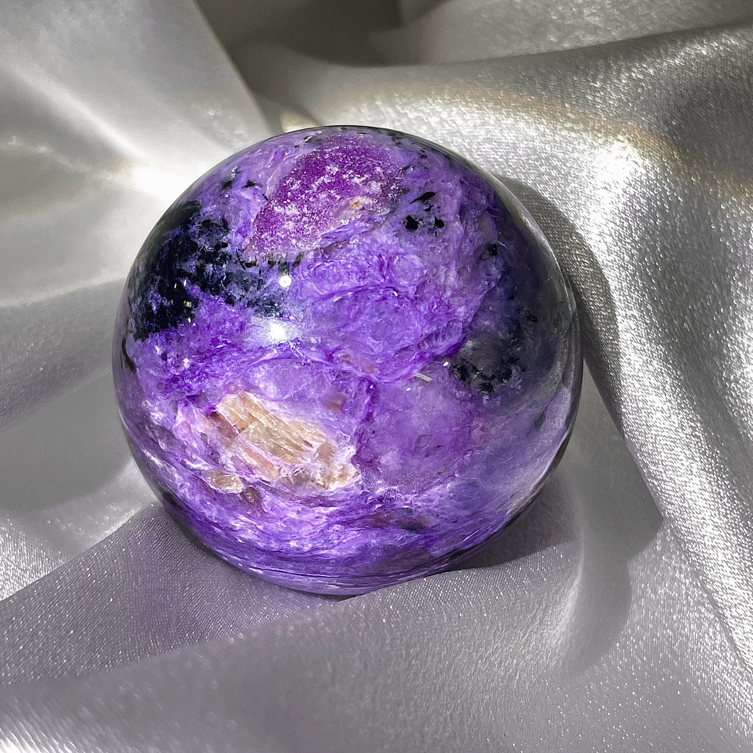 Charoite high quality Sphere