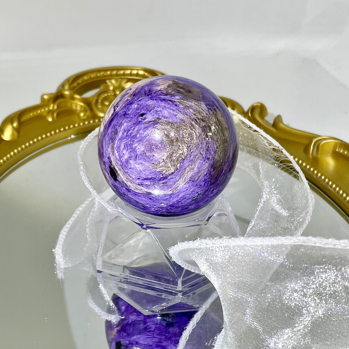 High Quality Charoite Sphere Wholesale