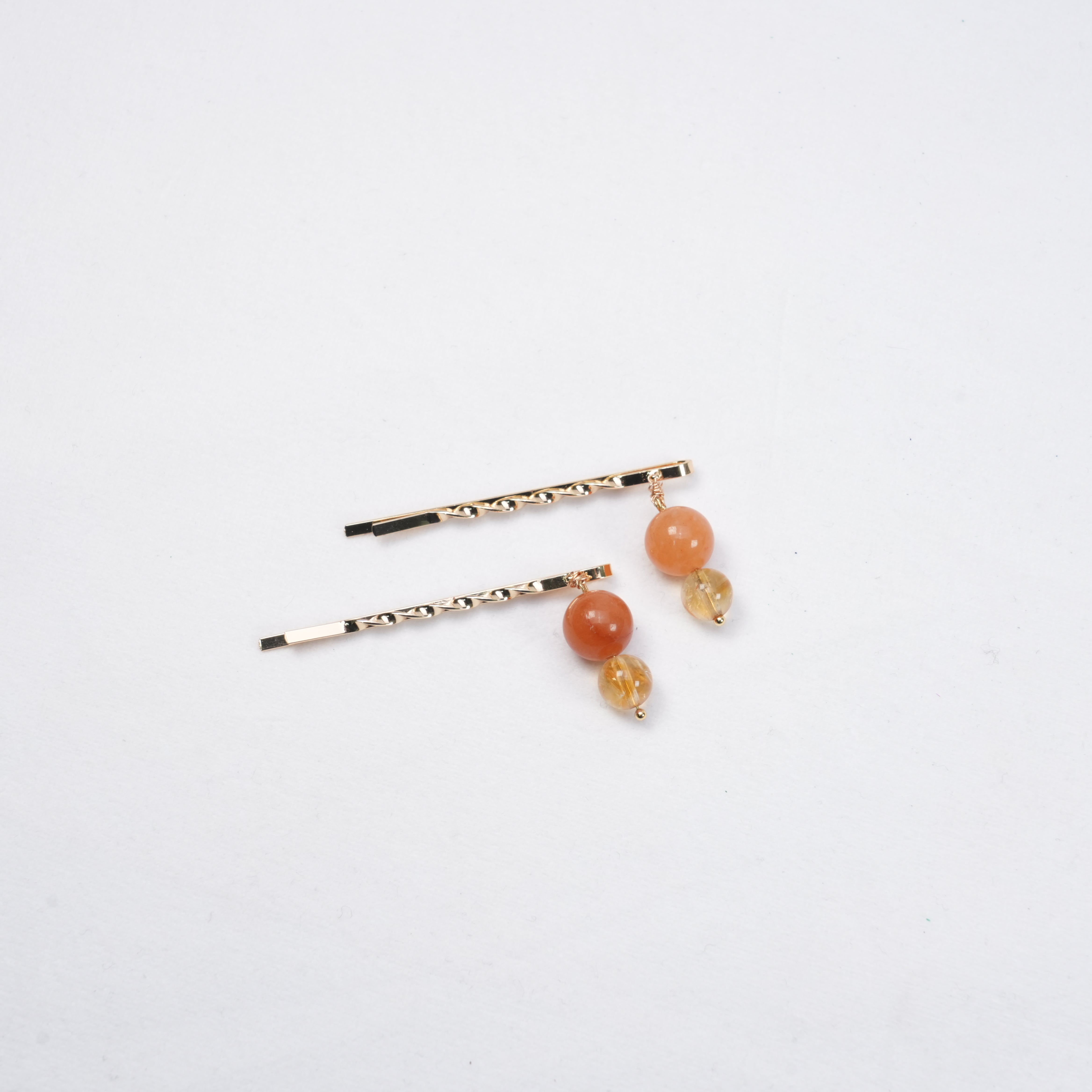 Orange Aventurine Hairpin