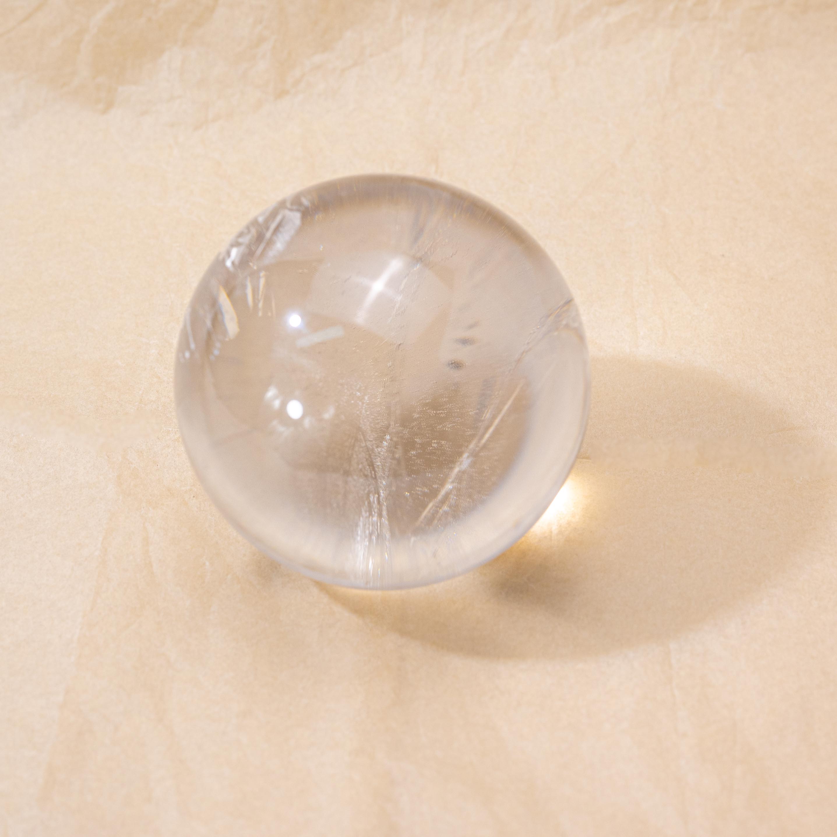 Premium Clear Quartz Sphere for Crystal Healing and Energy Cleansing