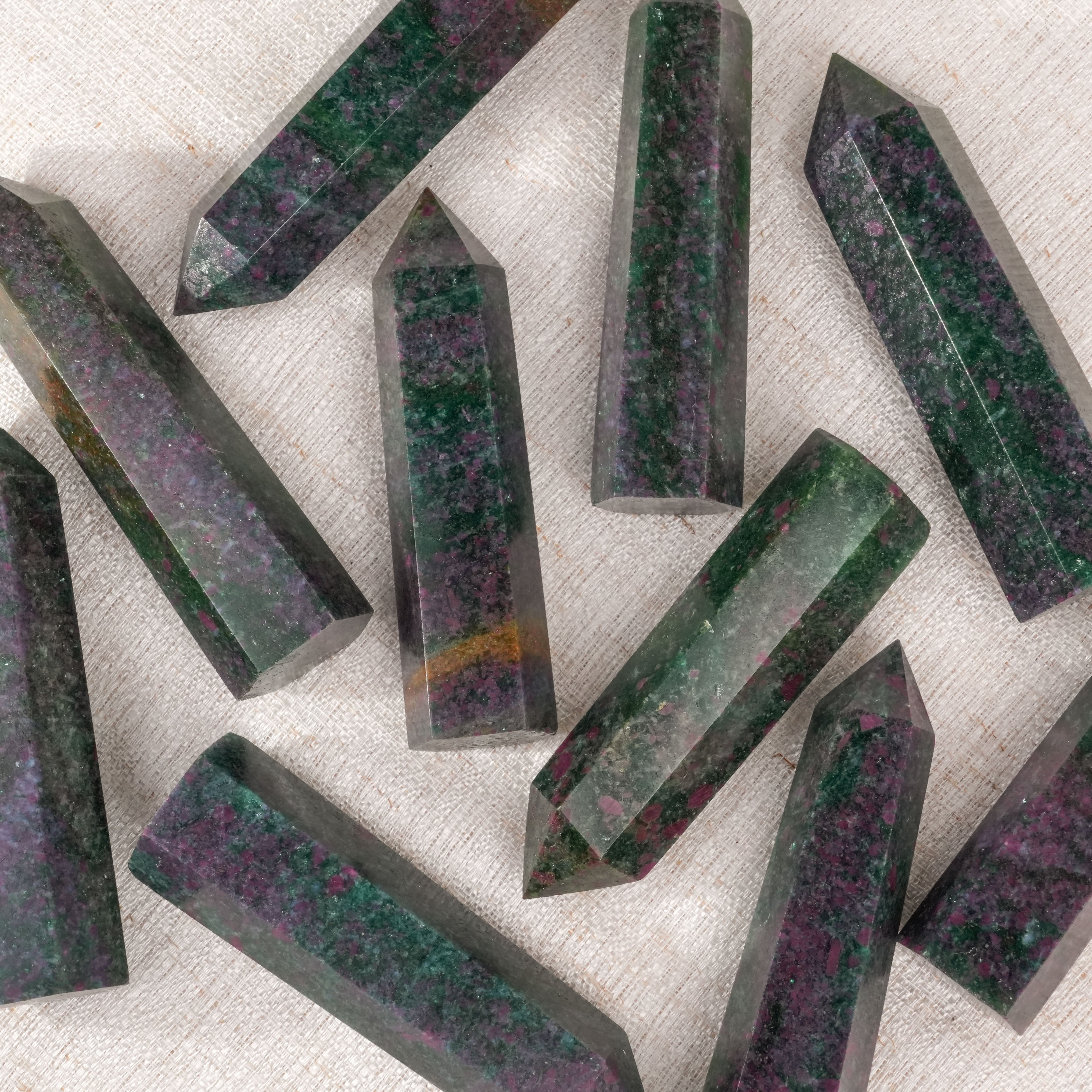 Ruby Fuchsite Point