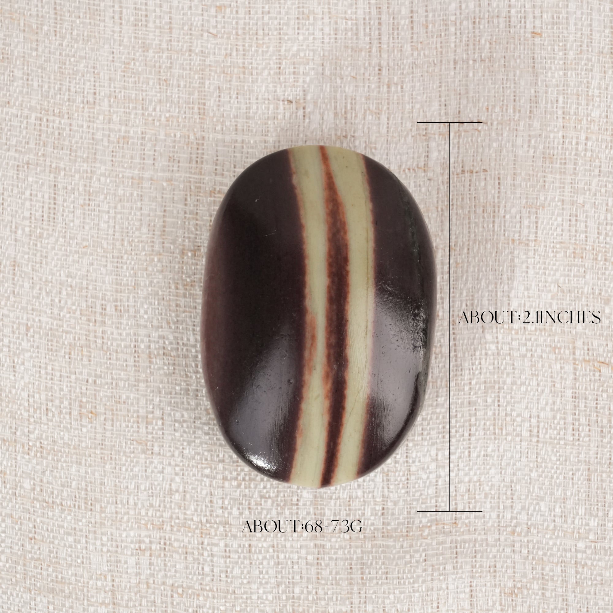 Purple Jade Palm Stone