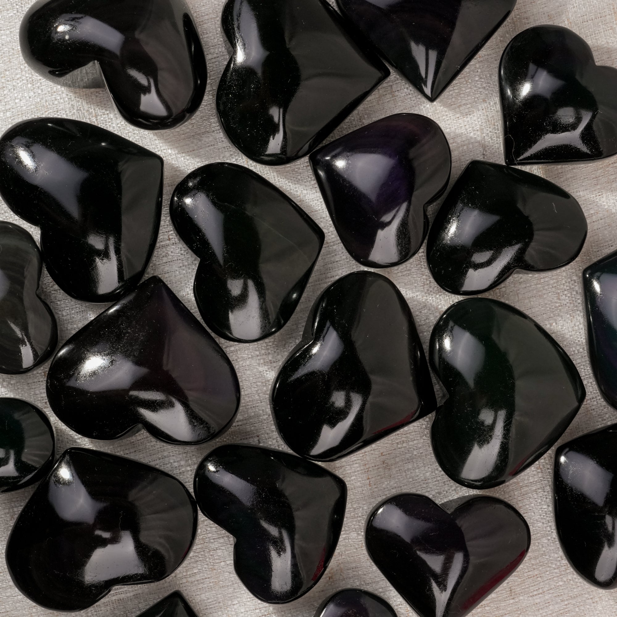 Rainbow Obsidian Heart 2