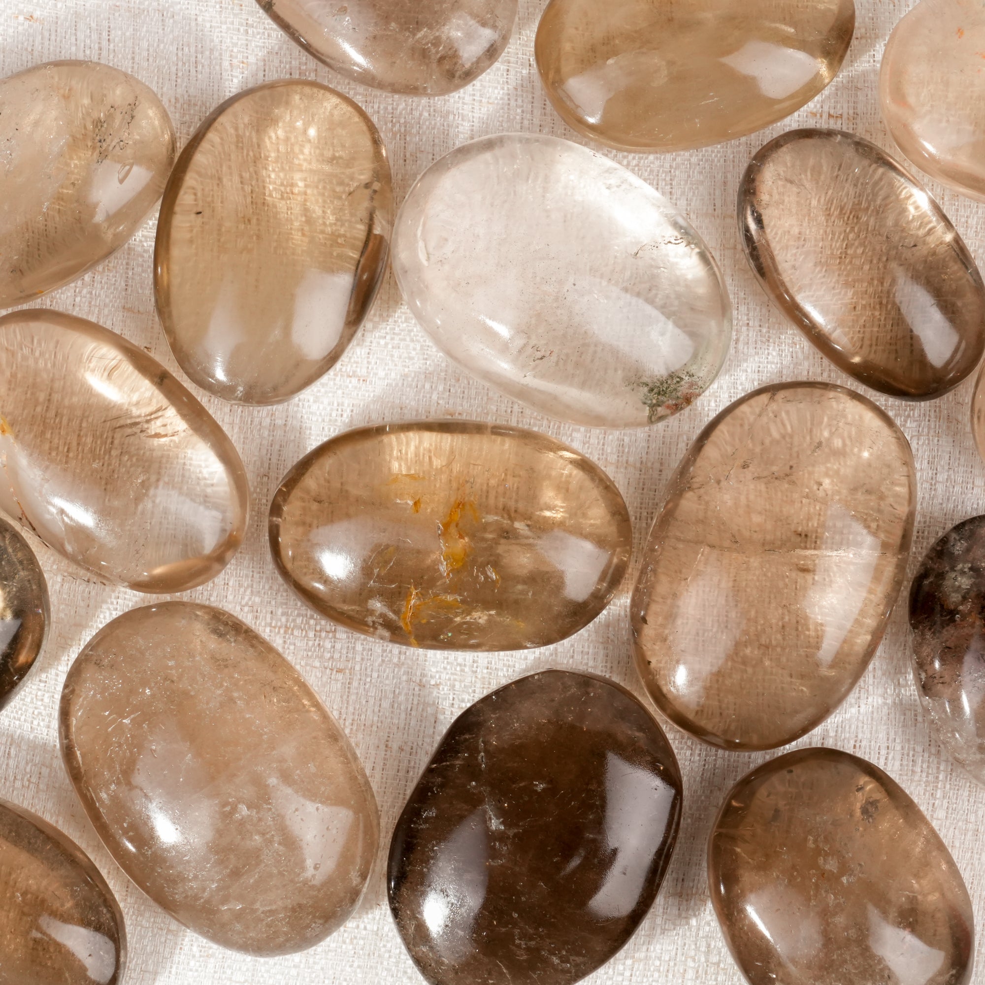 Smoky Quartz Palm Stone