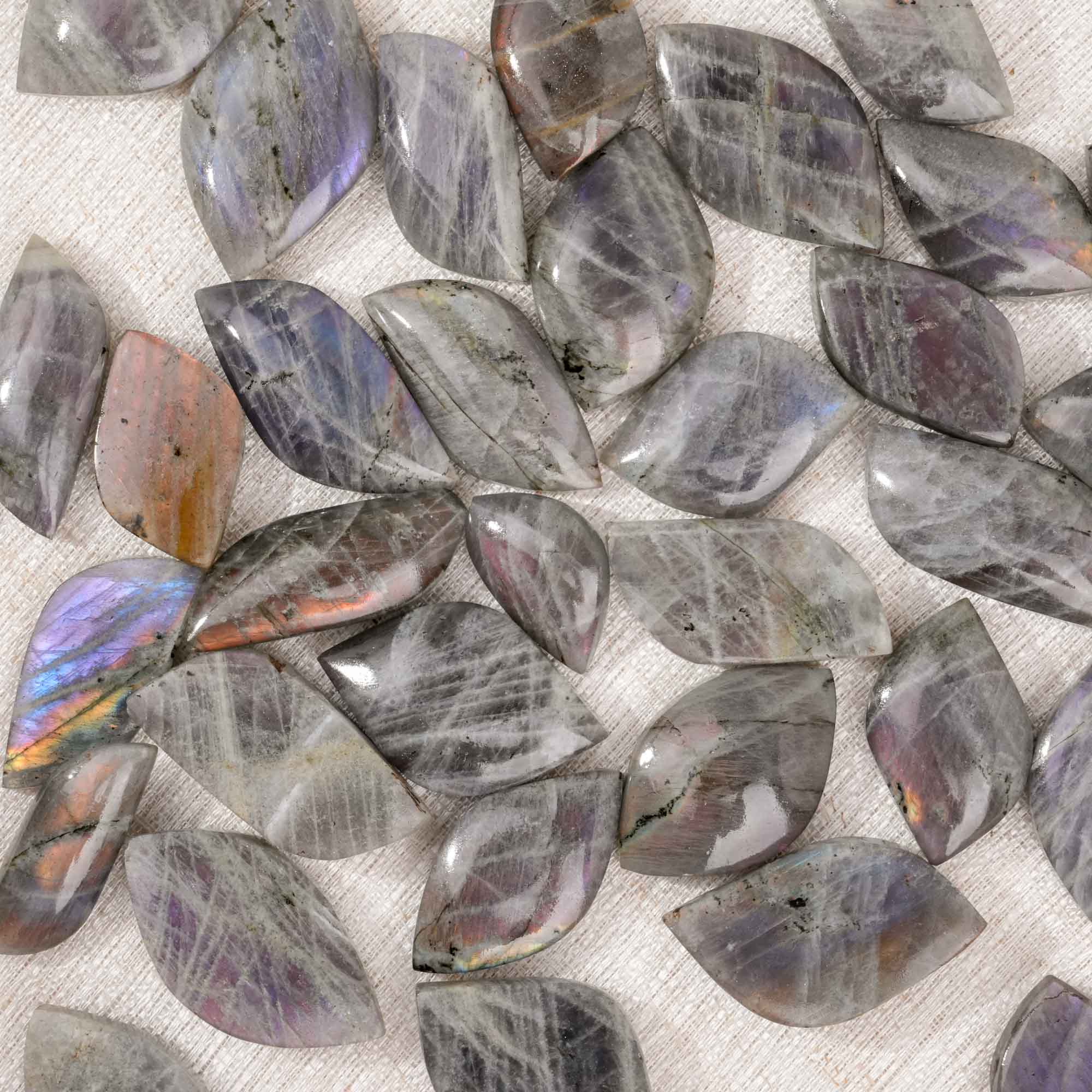 Purple Labradorite Leaves