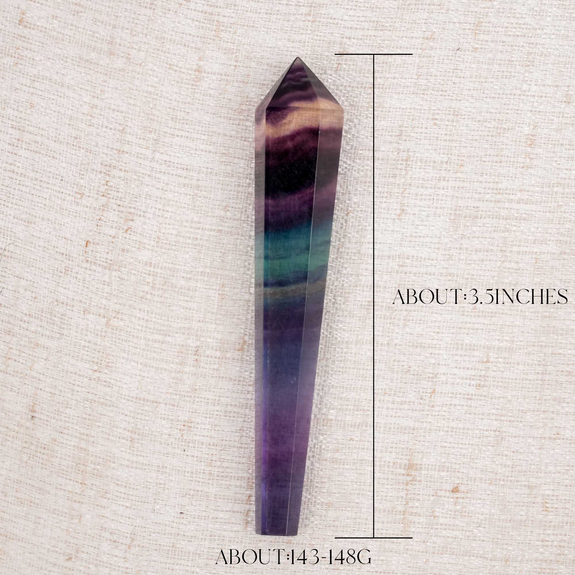 Rainbow Fluorite Wand