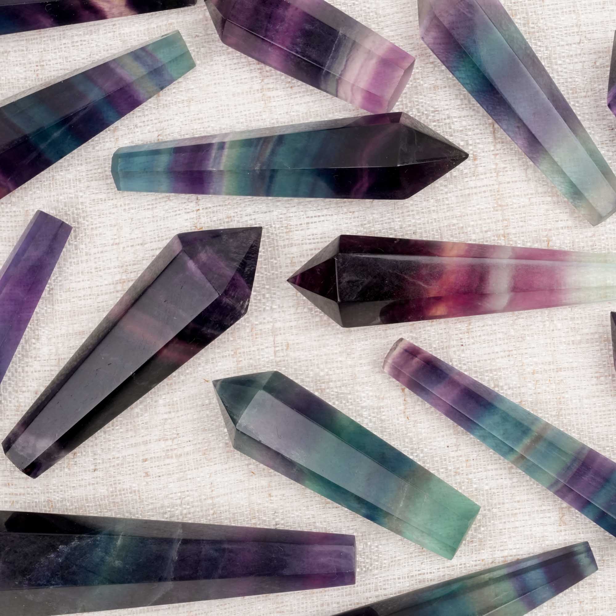 Rainbow Fluorite Wand