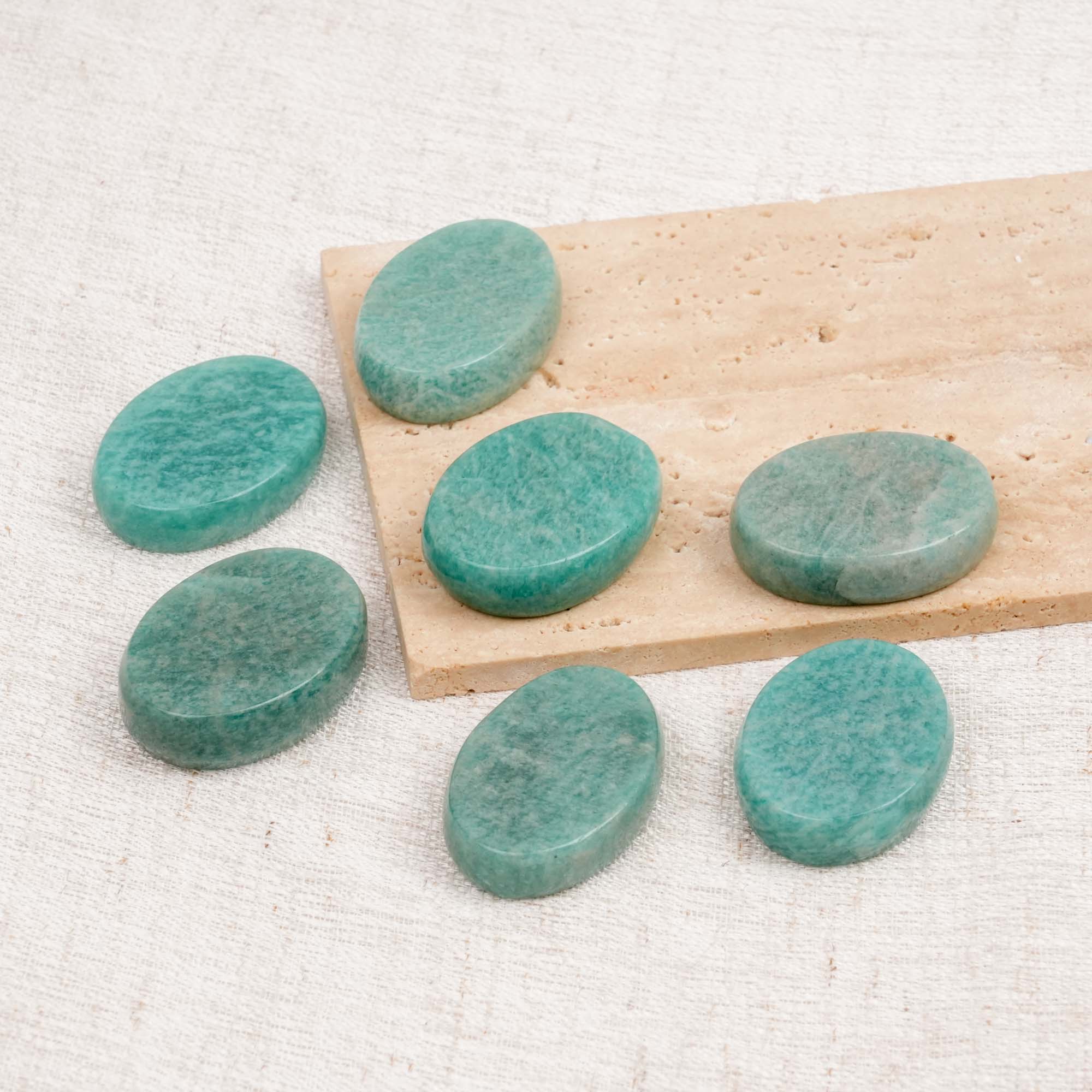 Amazonite Palm Stone