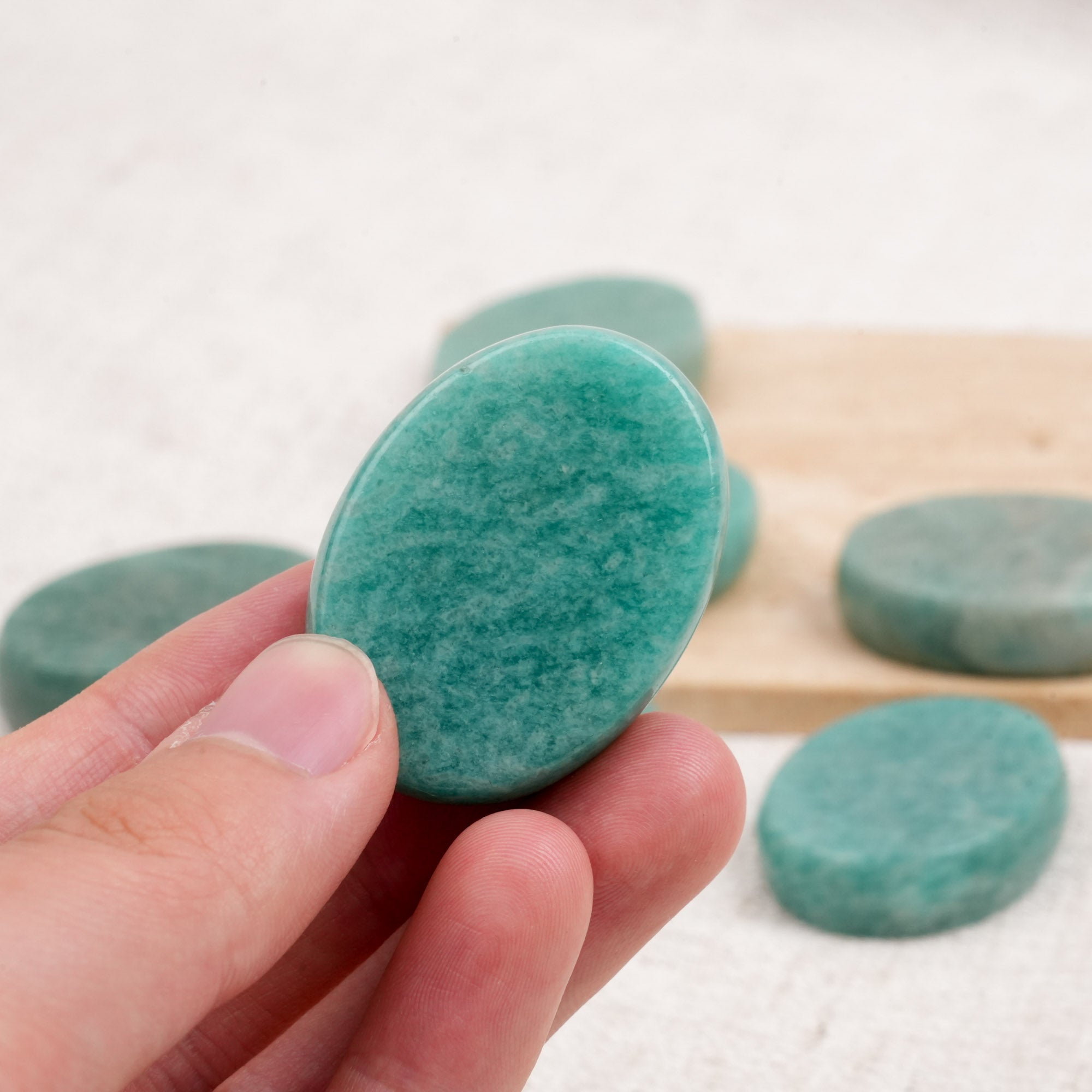 Amazonite Palm Stone