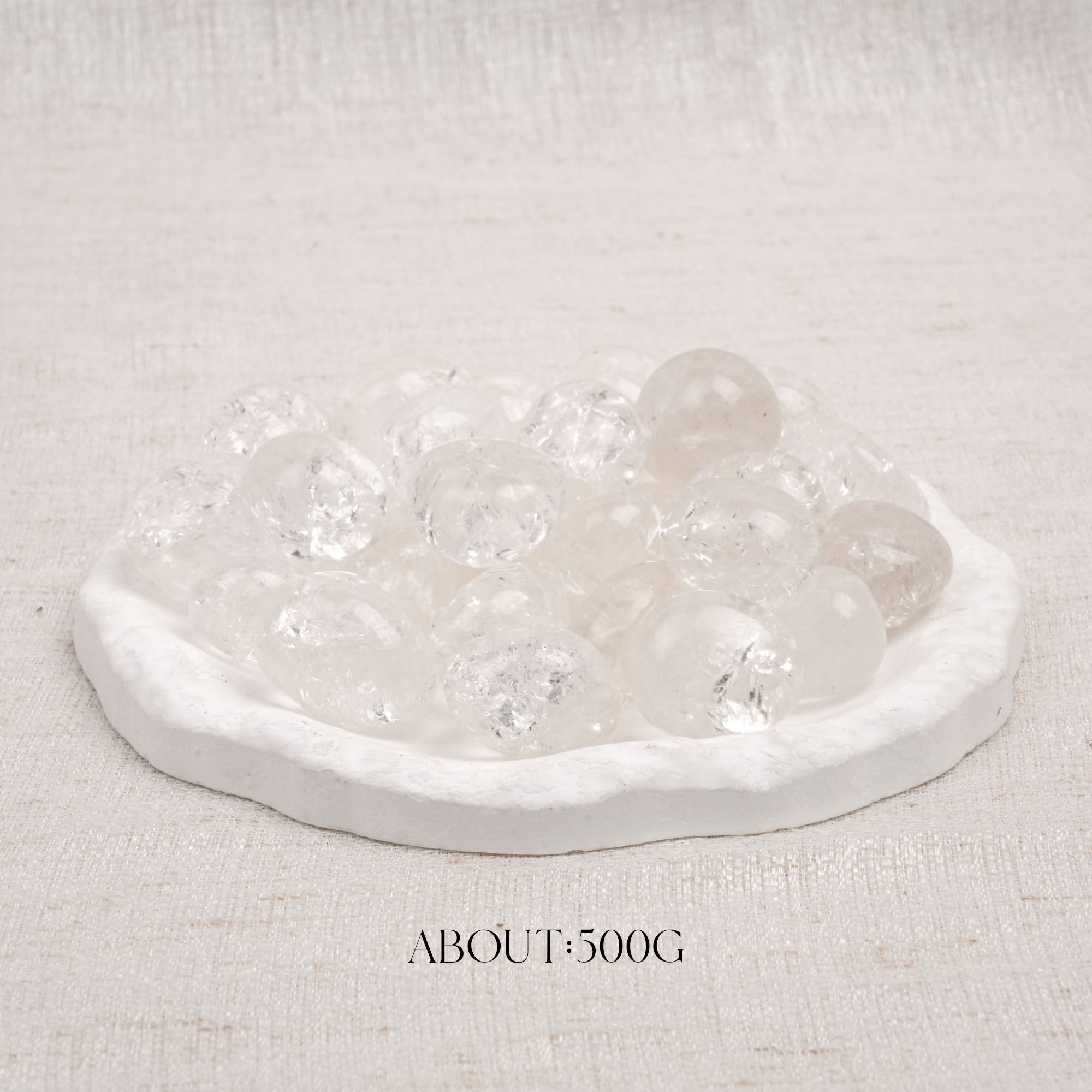 Crackle Quartz Tumbled Stone