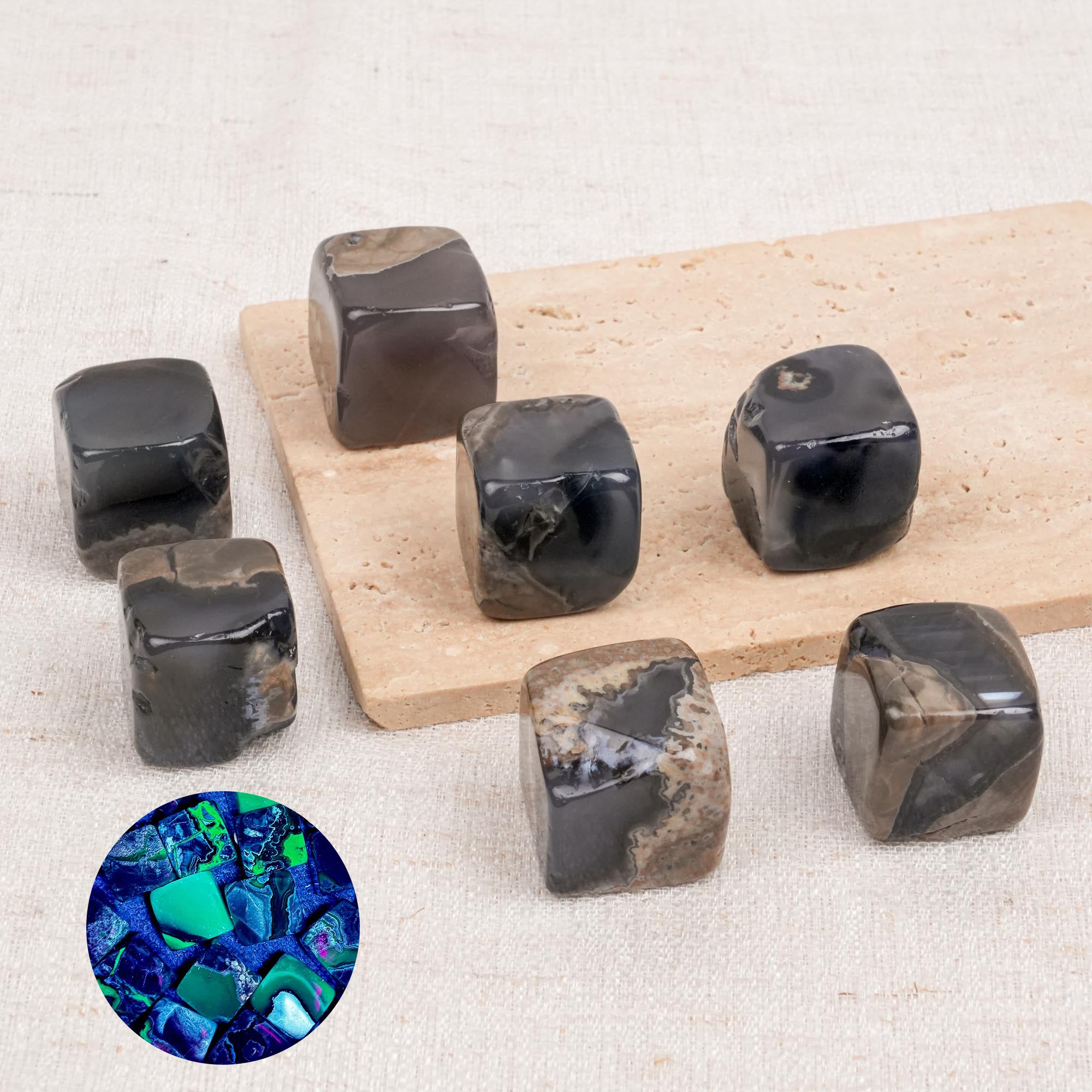 Volcano Agate Tumbled Stone