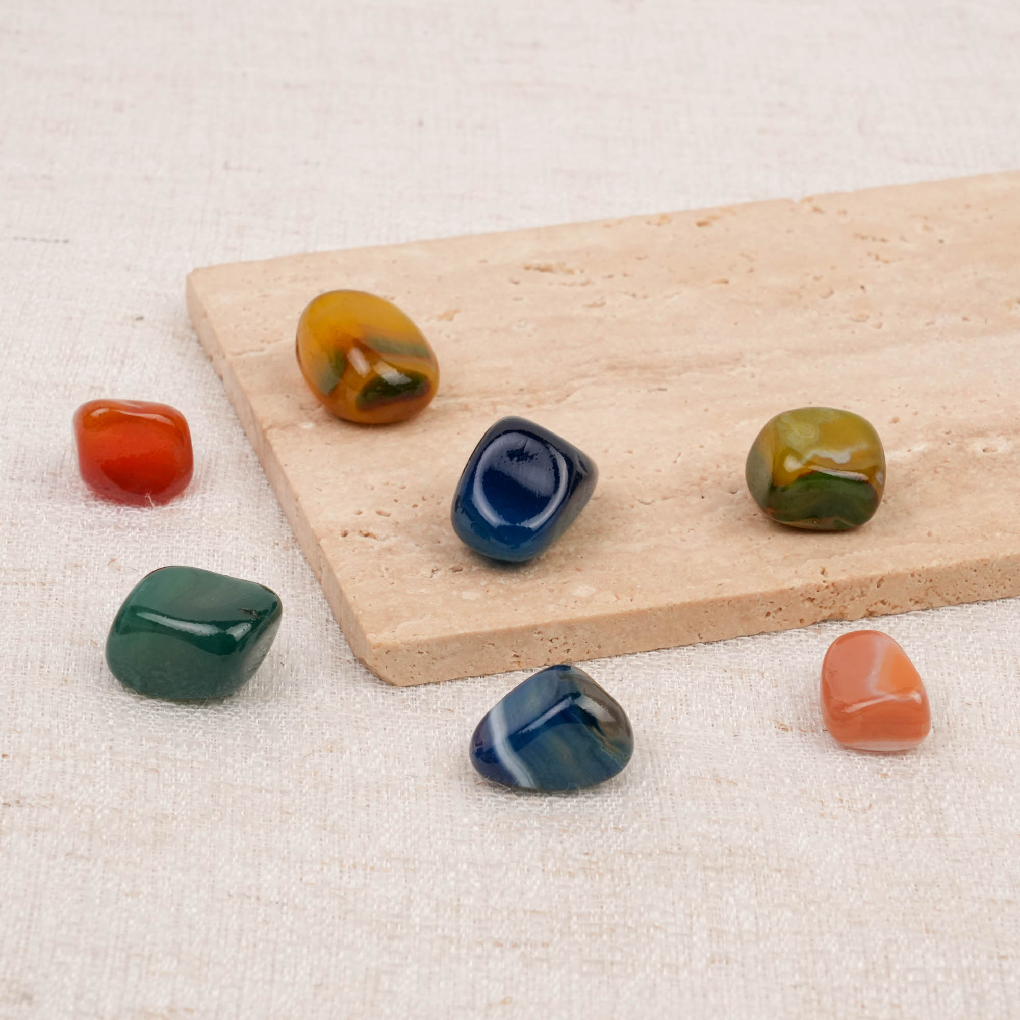 Rainbow Agate Tumbled Stone