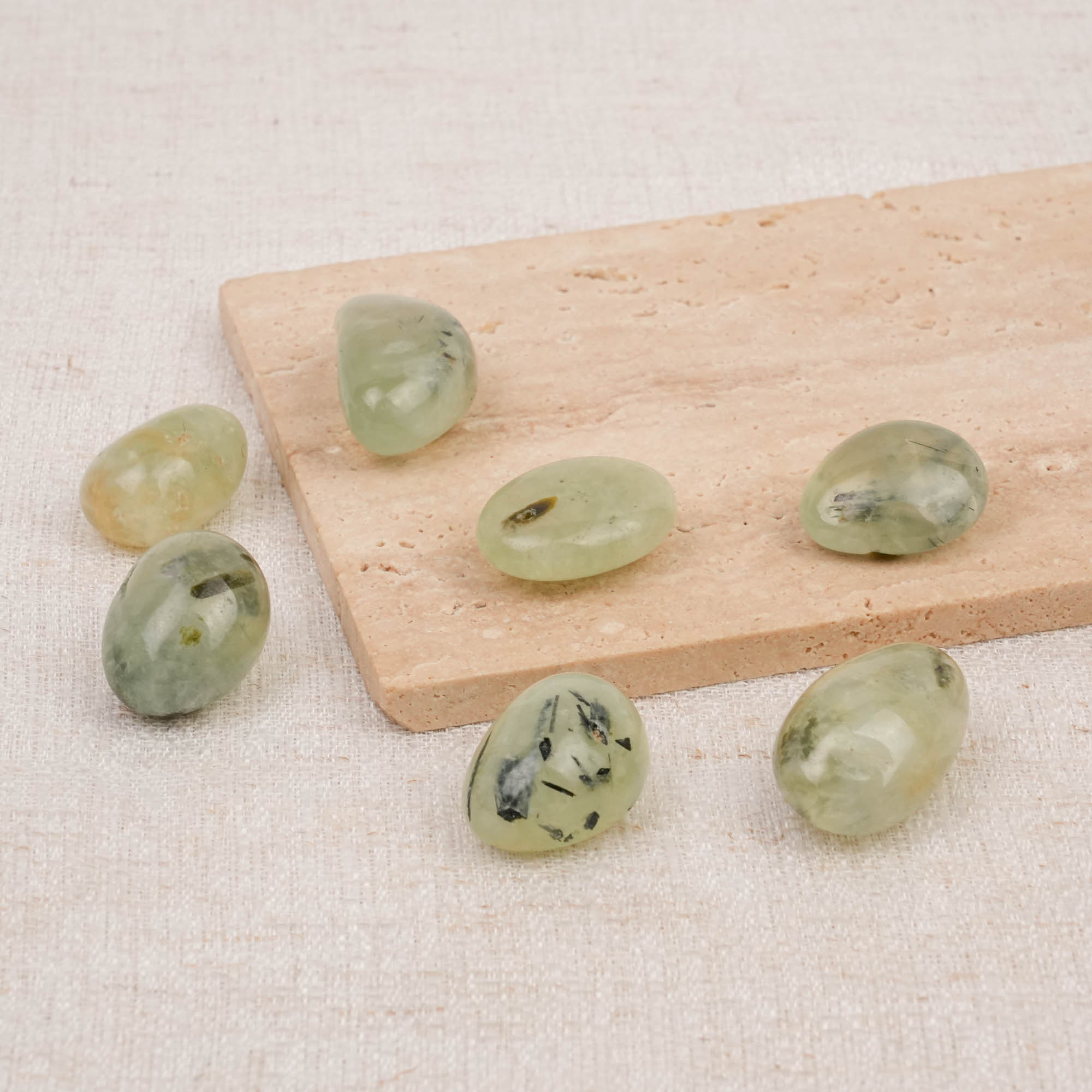 Prehnite Tumbled Stone