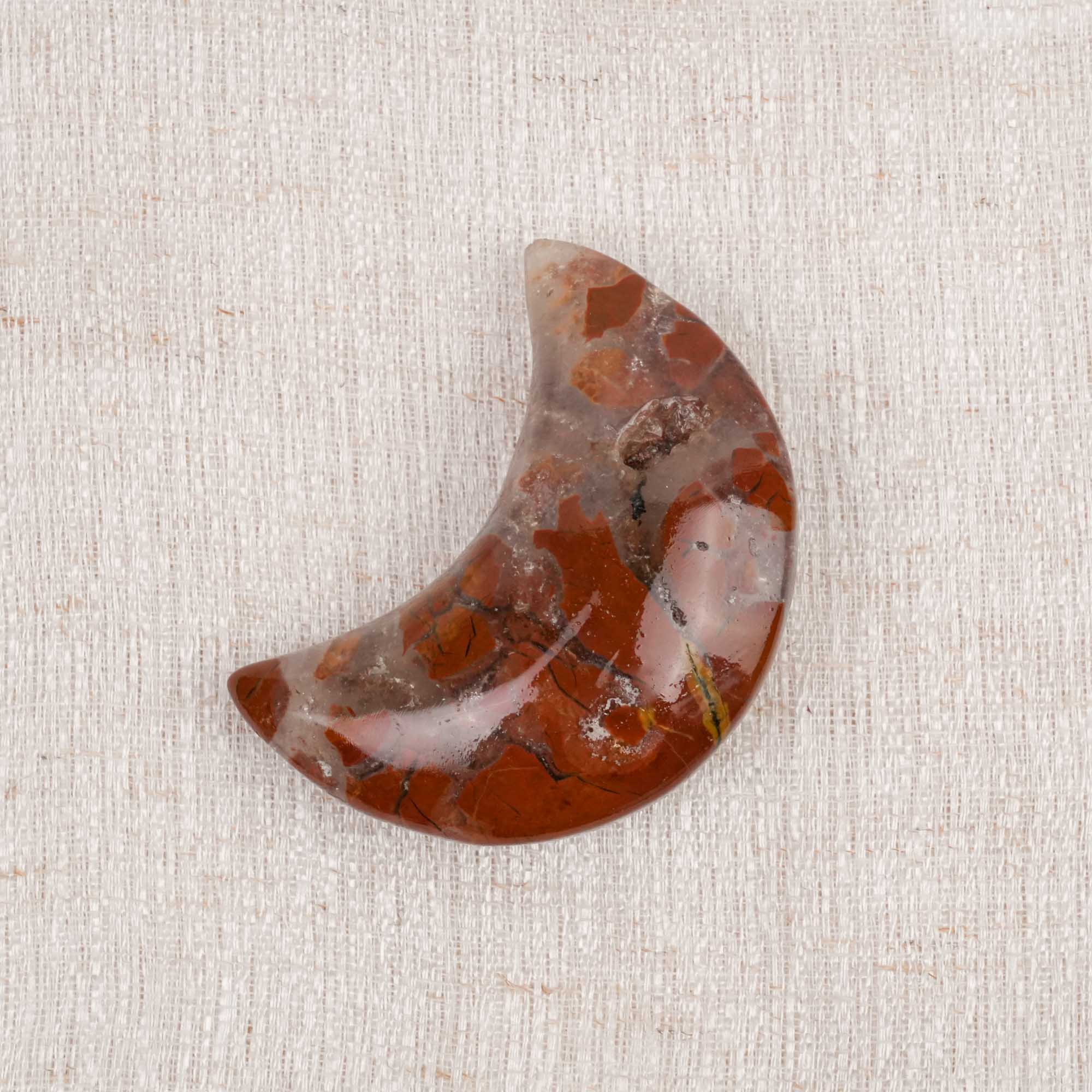 Indonesian Agate Moon Palm Stone