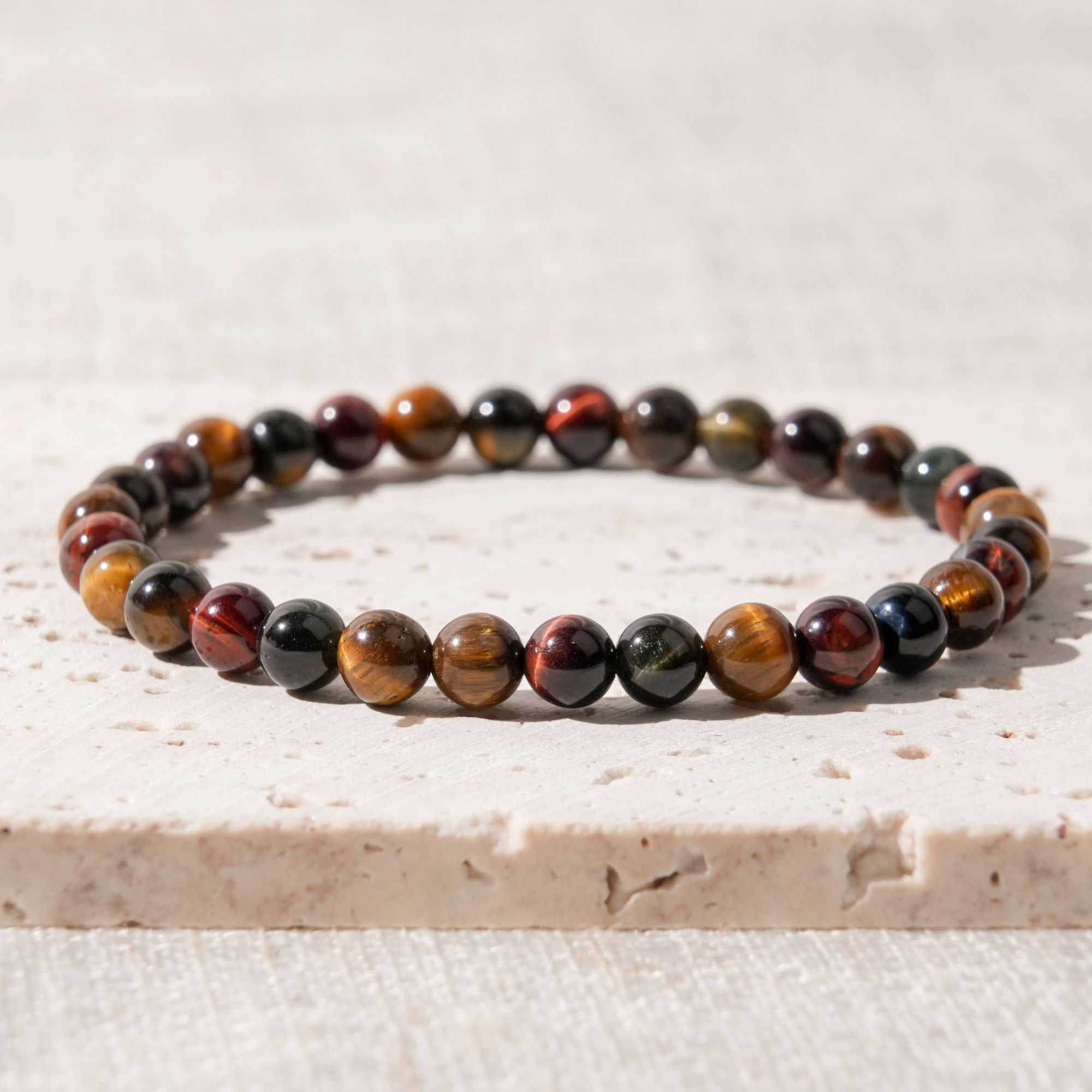 Triple Color Tiger Eye Bracelet