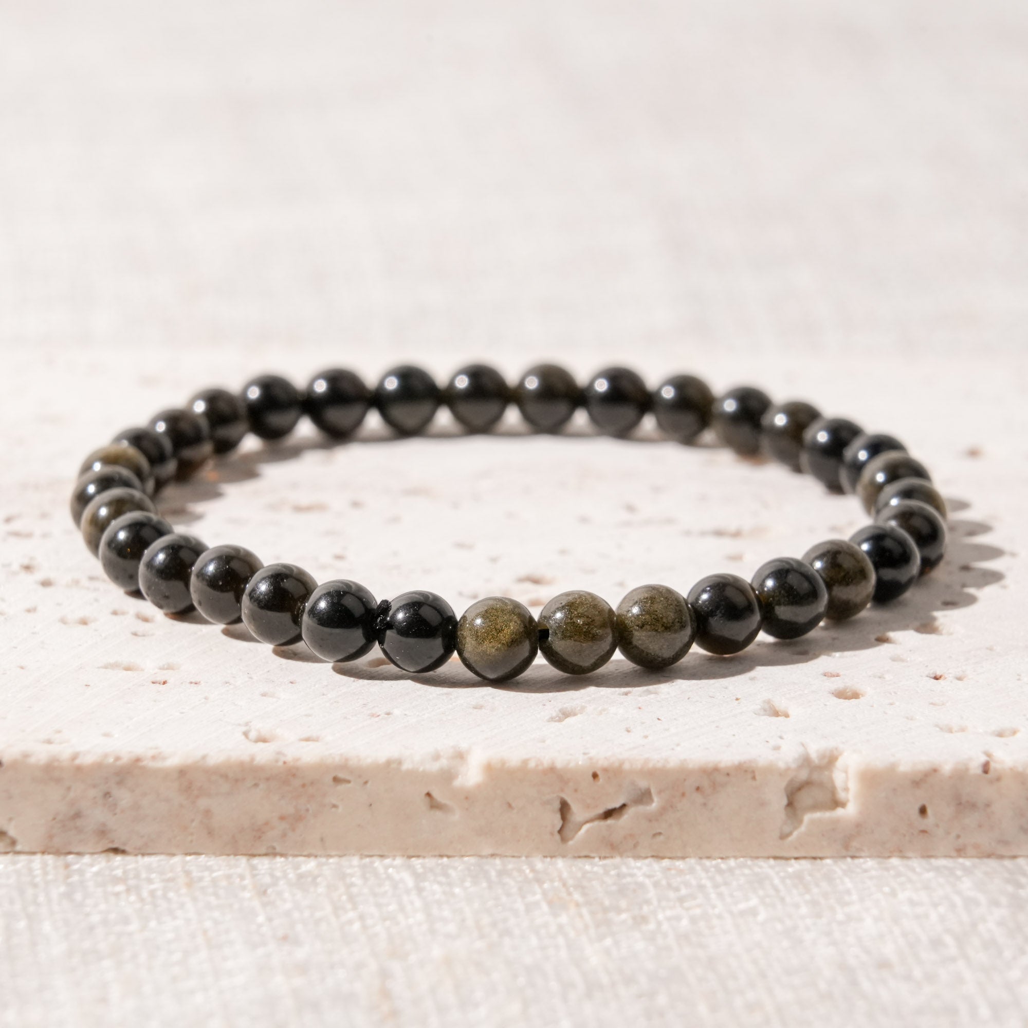 Golden Obsidian Bracelet