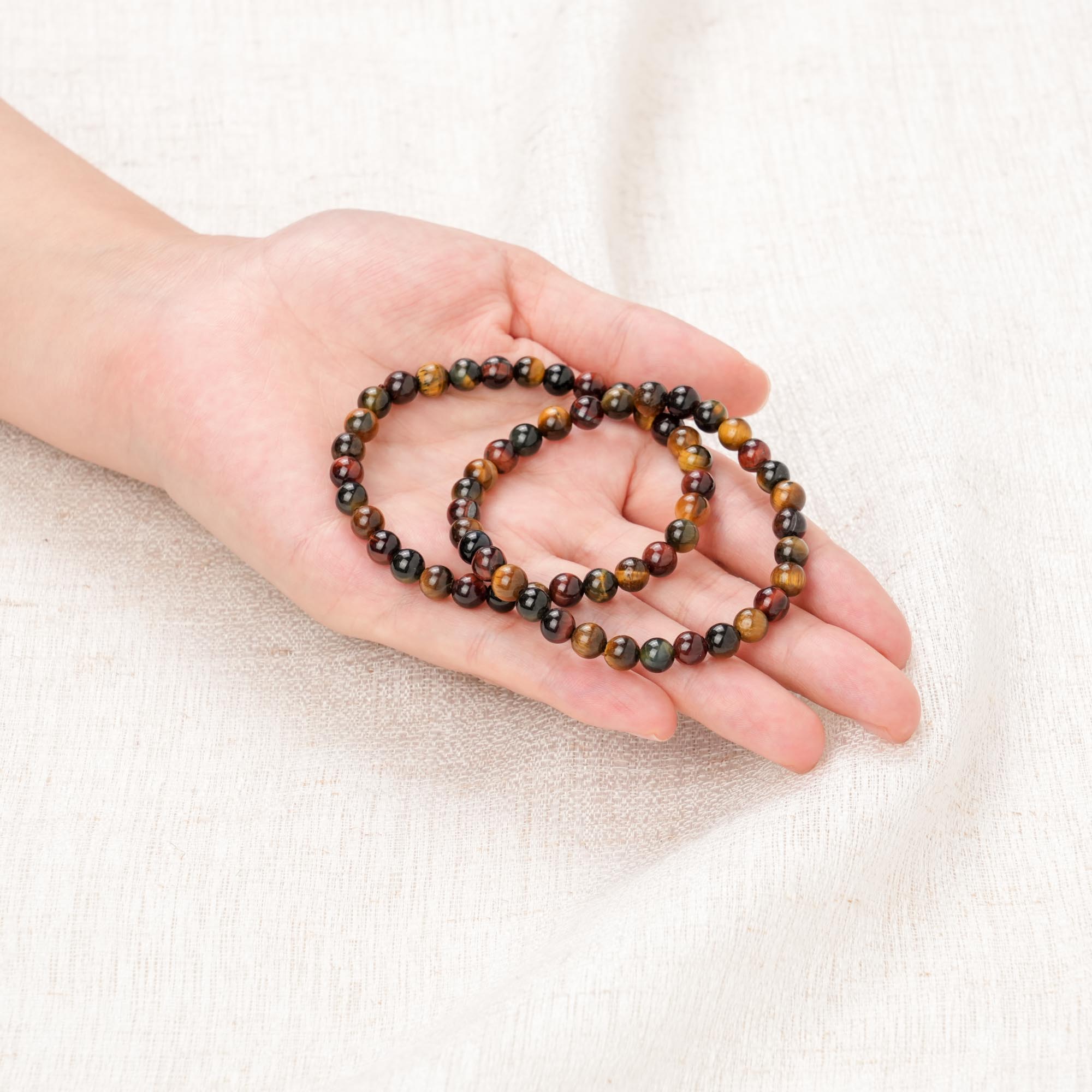 Triple Color Tiger Eye Bracelet