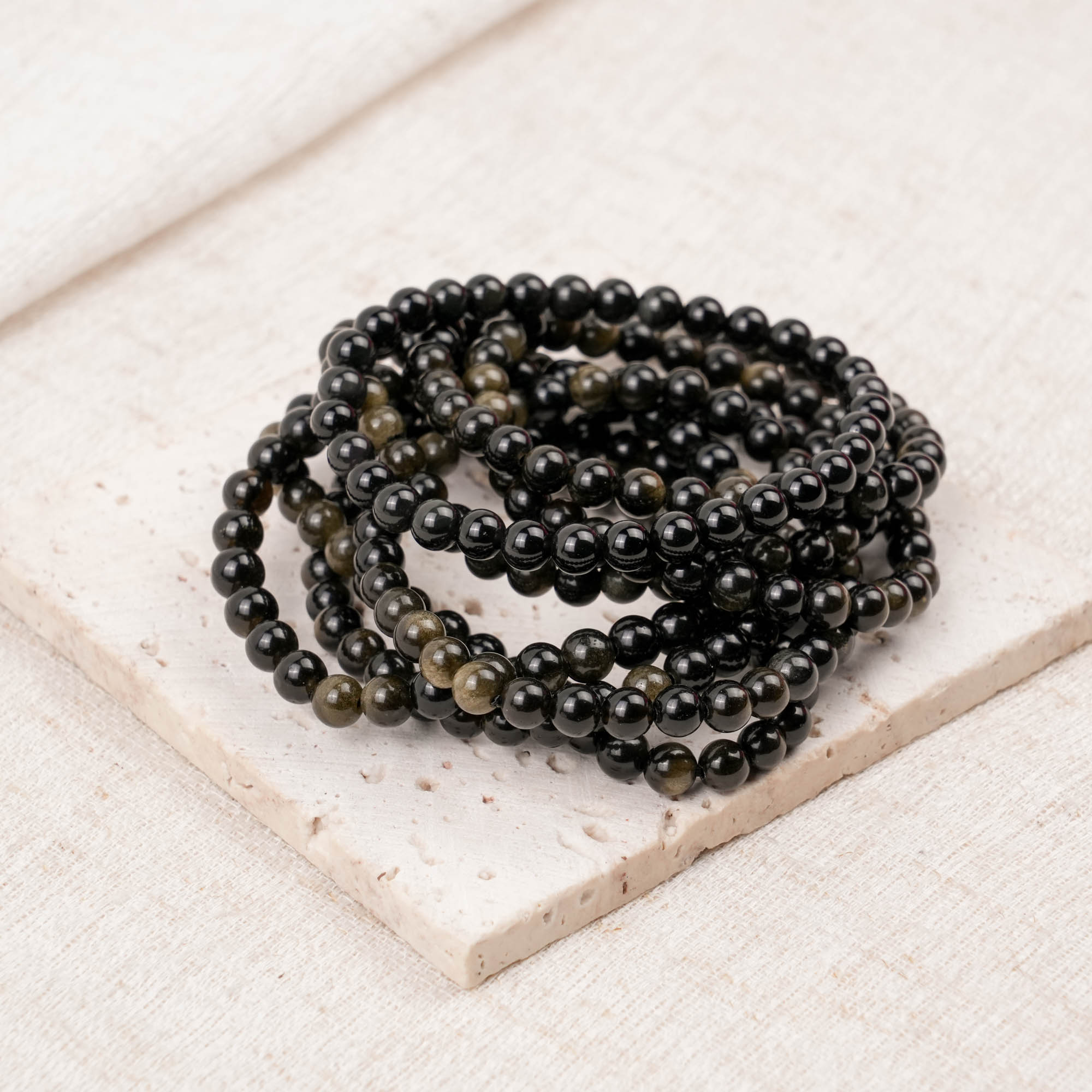 Golden Obsidian Bracelet