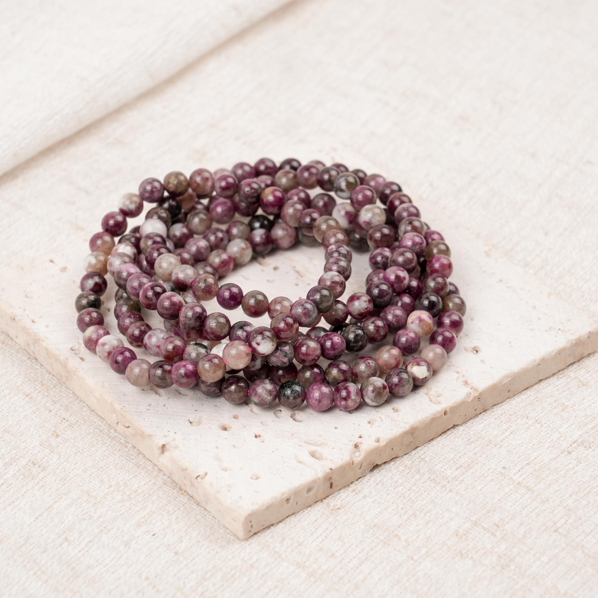 Plum Blossom Tourmaline Bracelet
