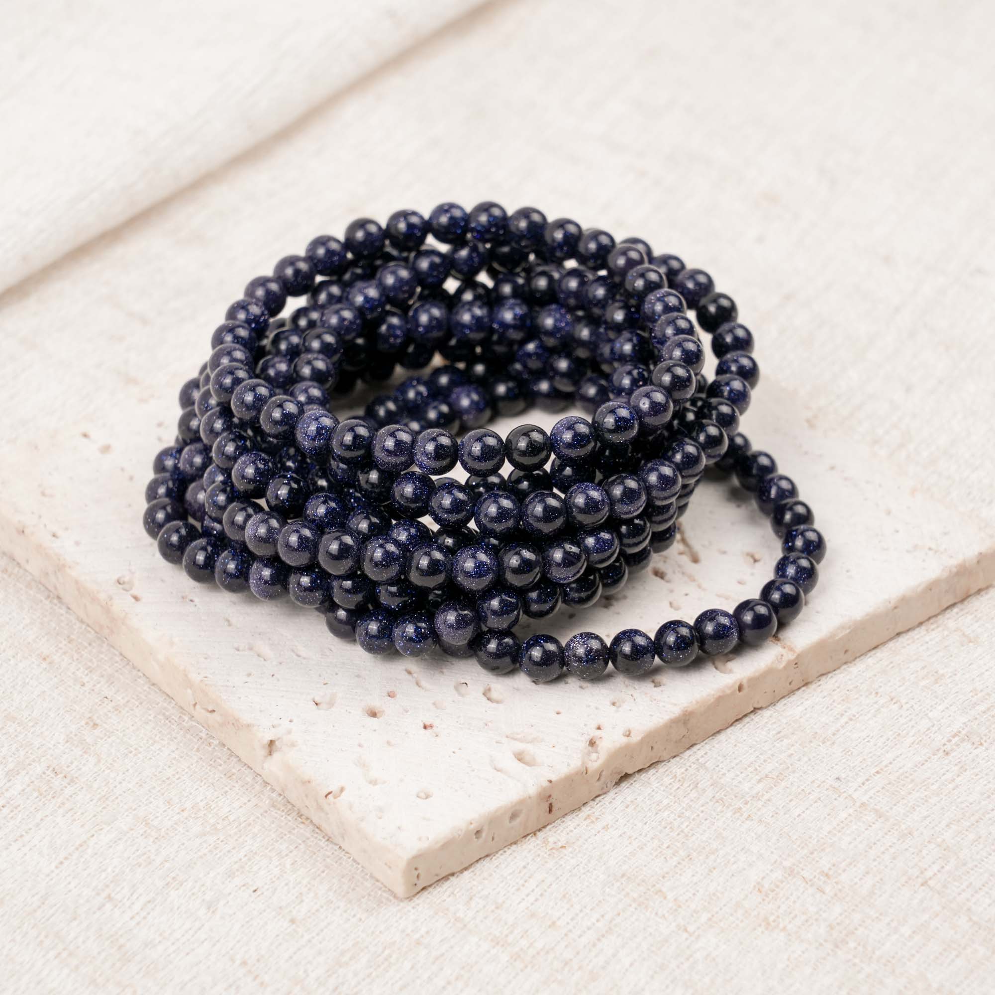Blue Sand Stone Bracelet