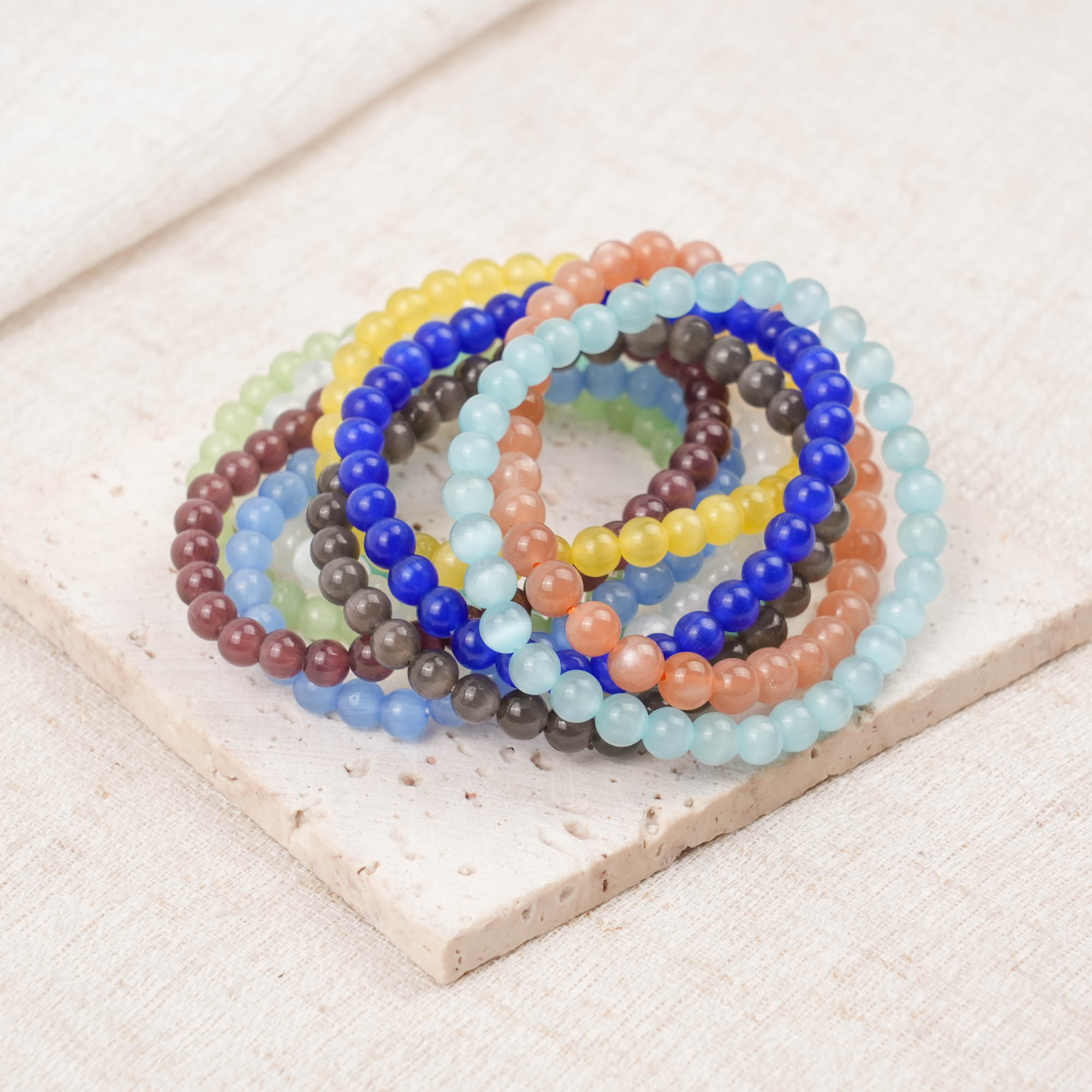 Cat’s Eye Stone Bracelet