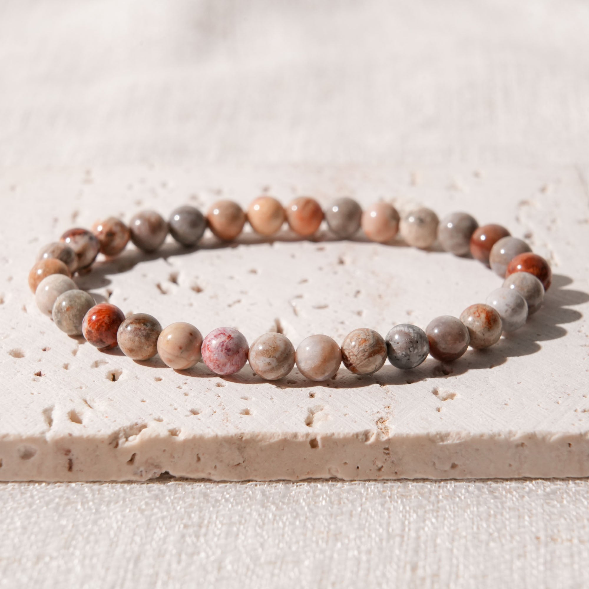 Coral Jade Bracelet