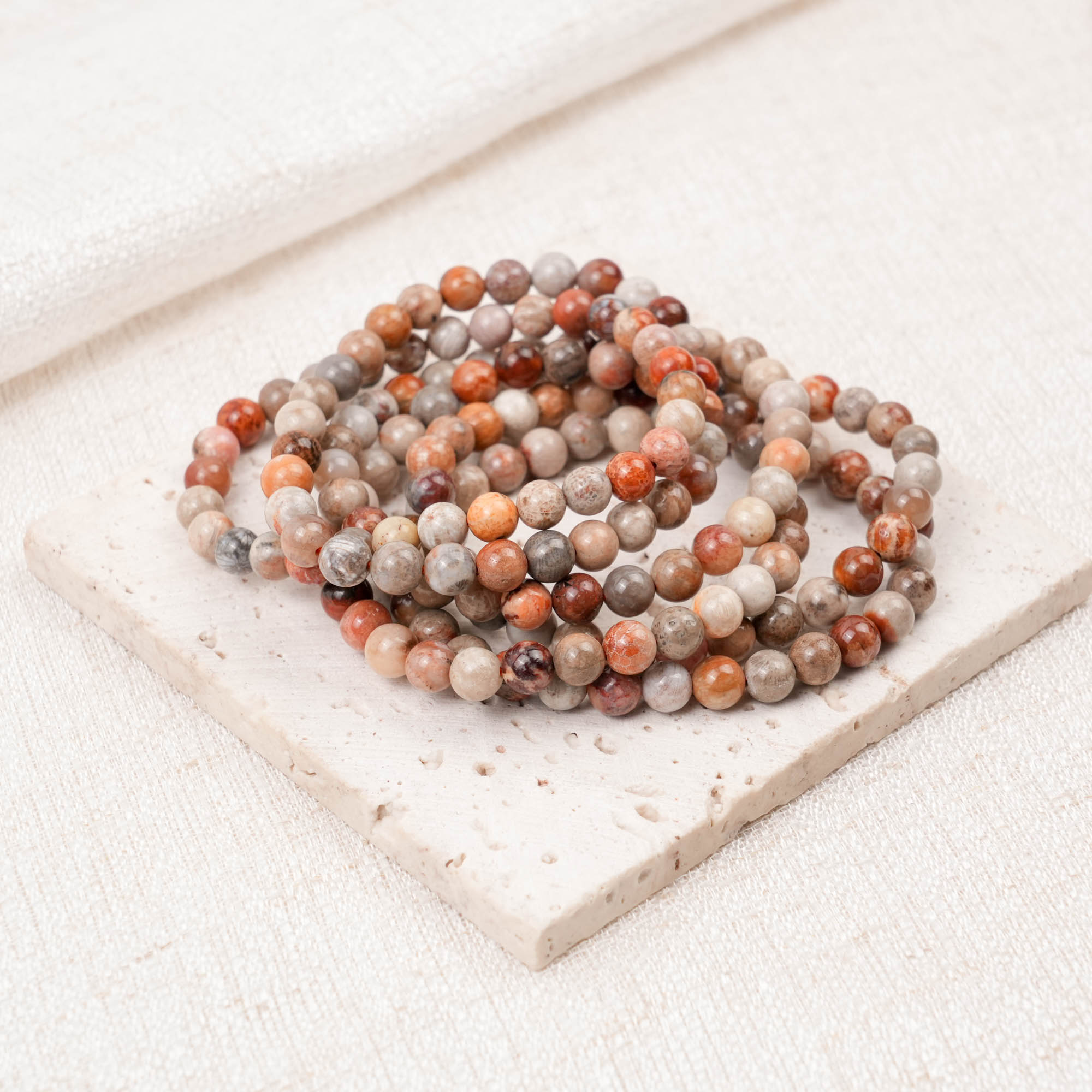 Coral Jade Bracelet