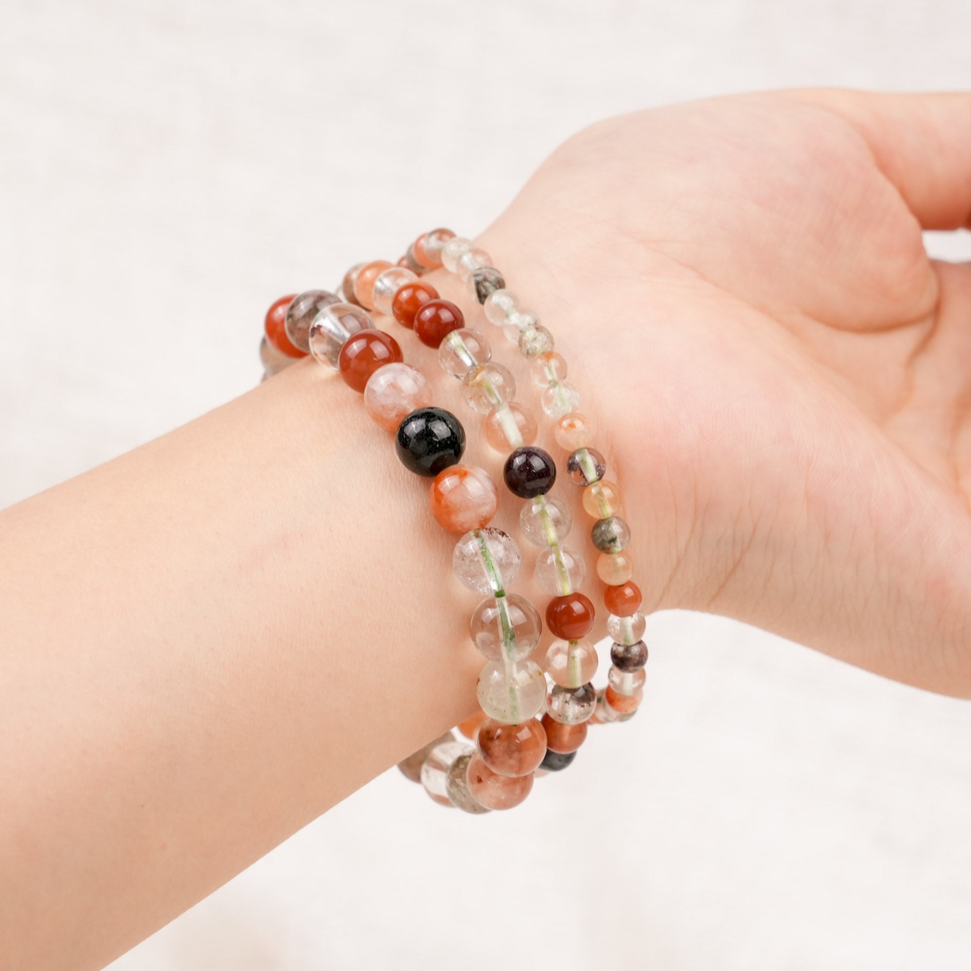 Rainbow Phantom Quartz Bracelet