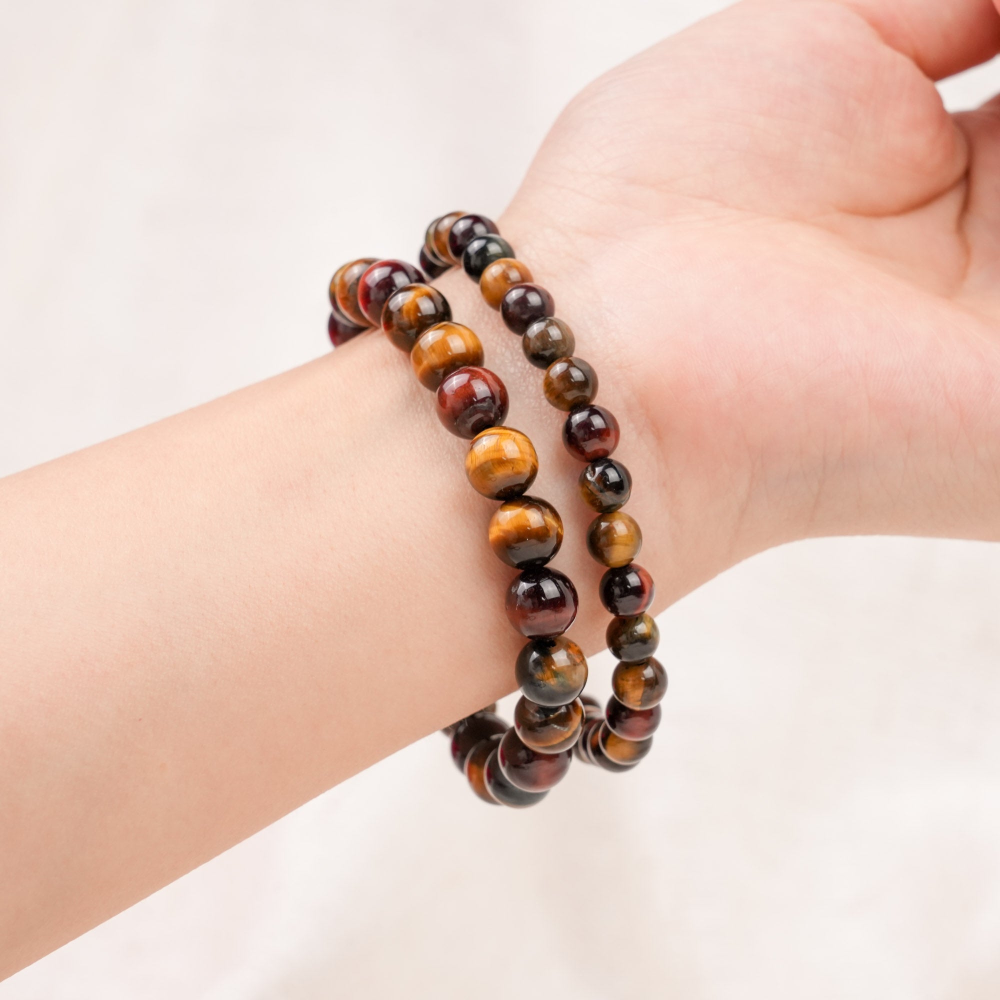 Triple Color Tiger Eye Bracelet