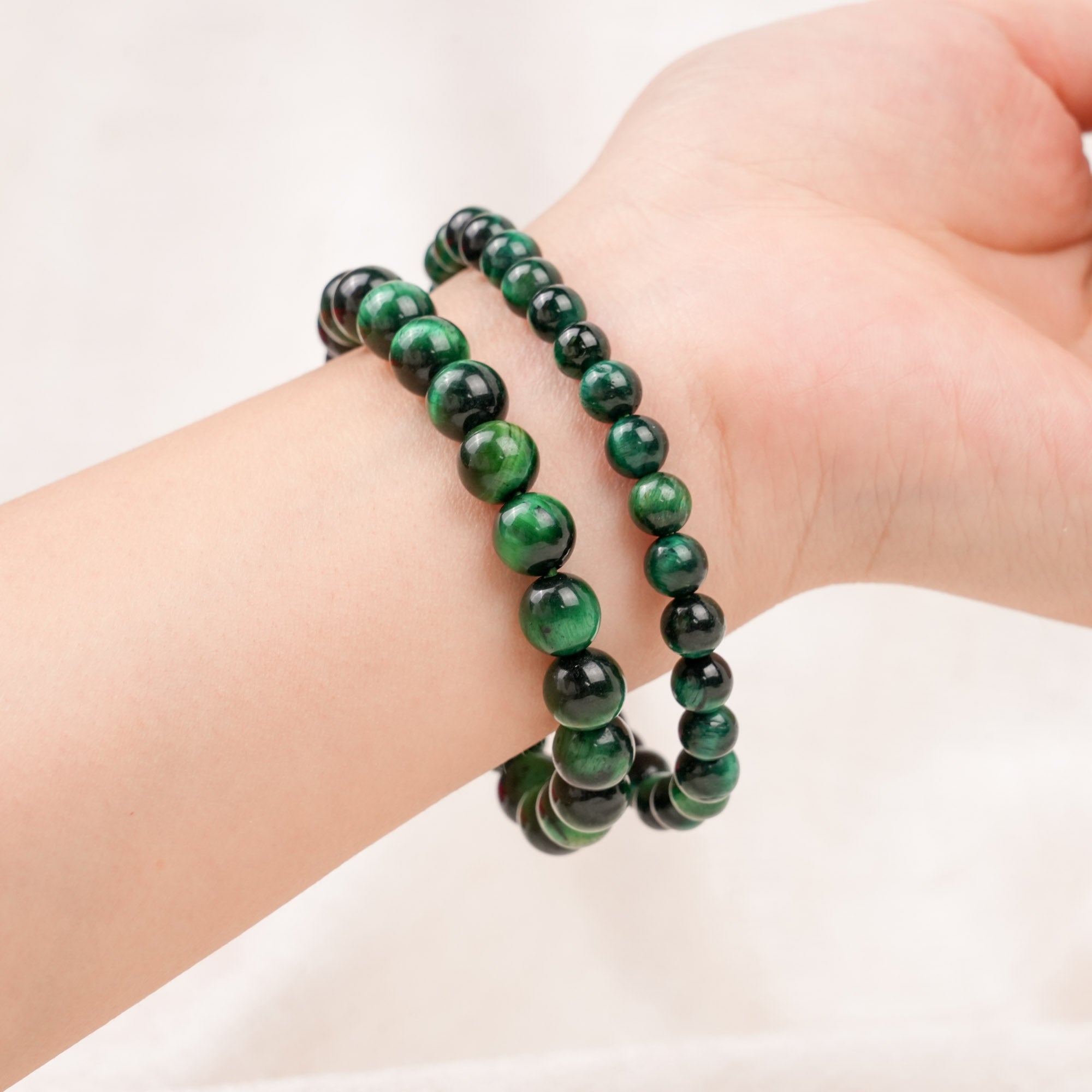 Green Tiger Eye Stone Bracelet