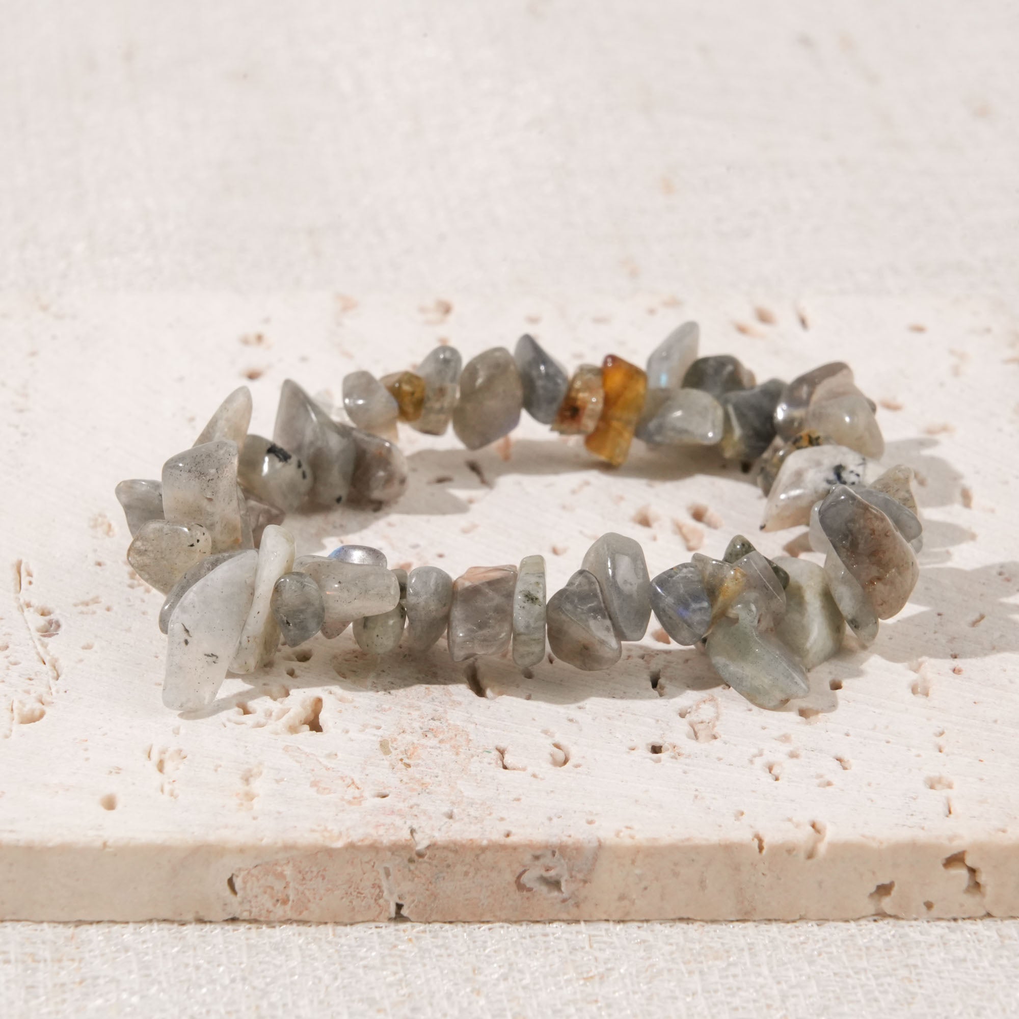 Labradorite Chip Bracelet