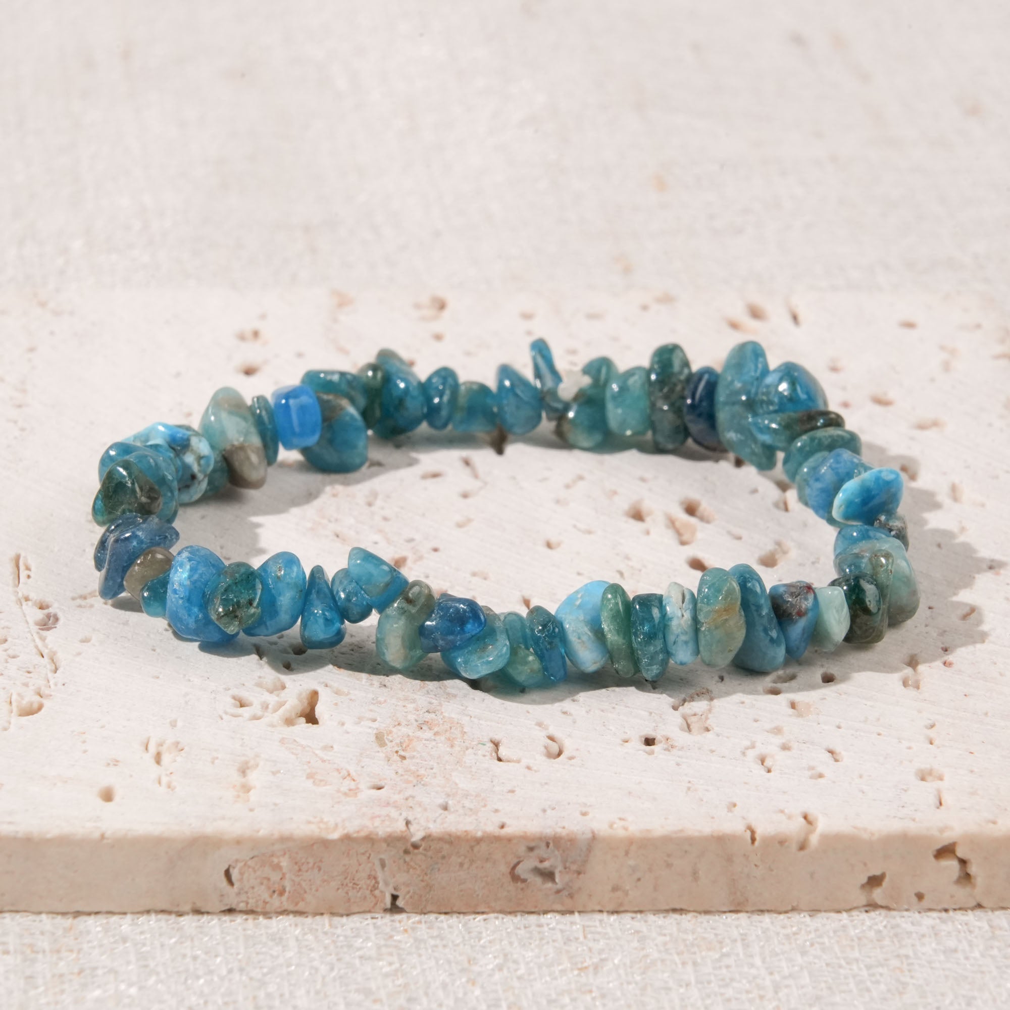 Blue Apatite Chip Bracelet