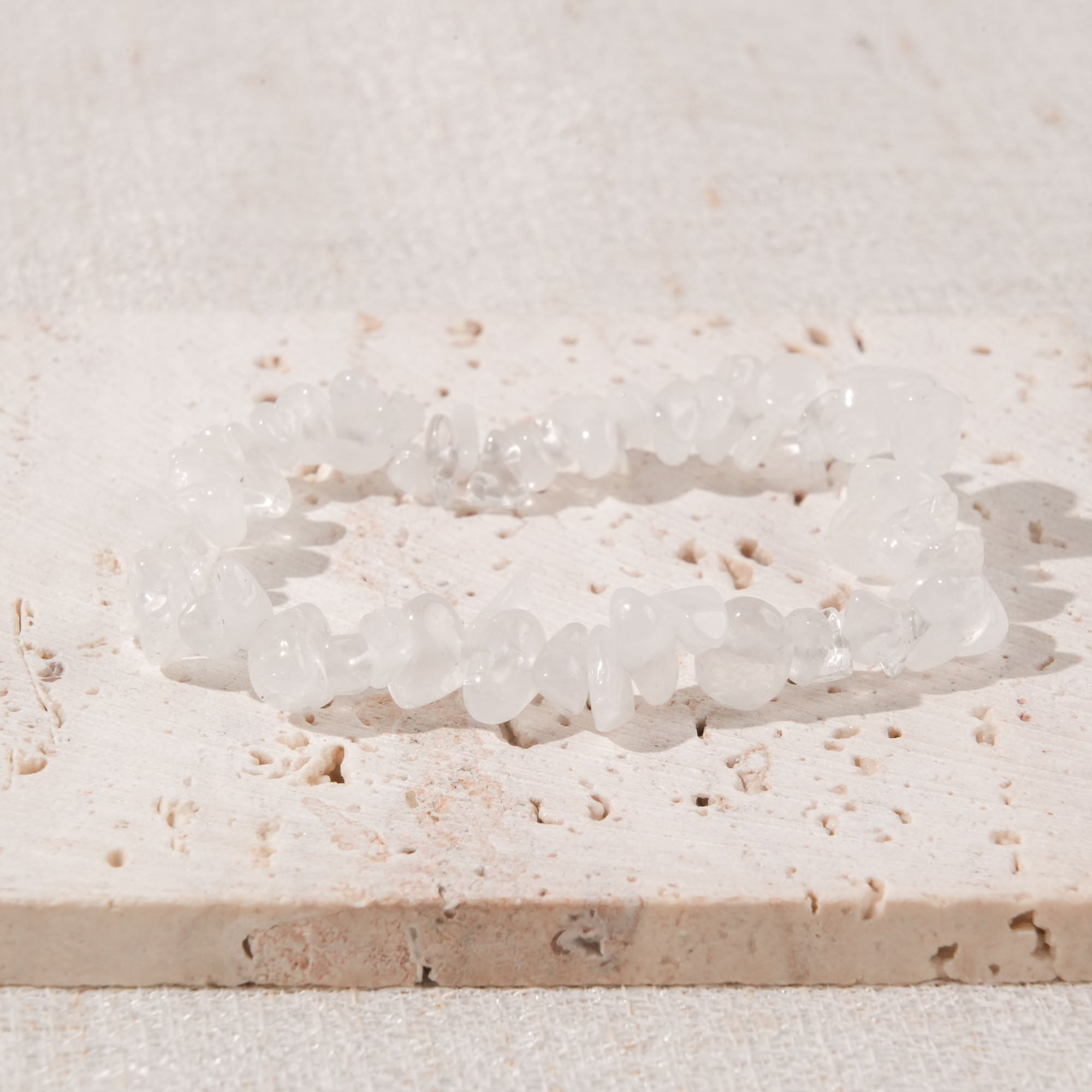 Clear Quartz Chip Bracelet