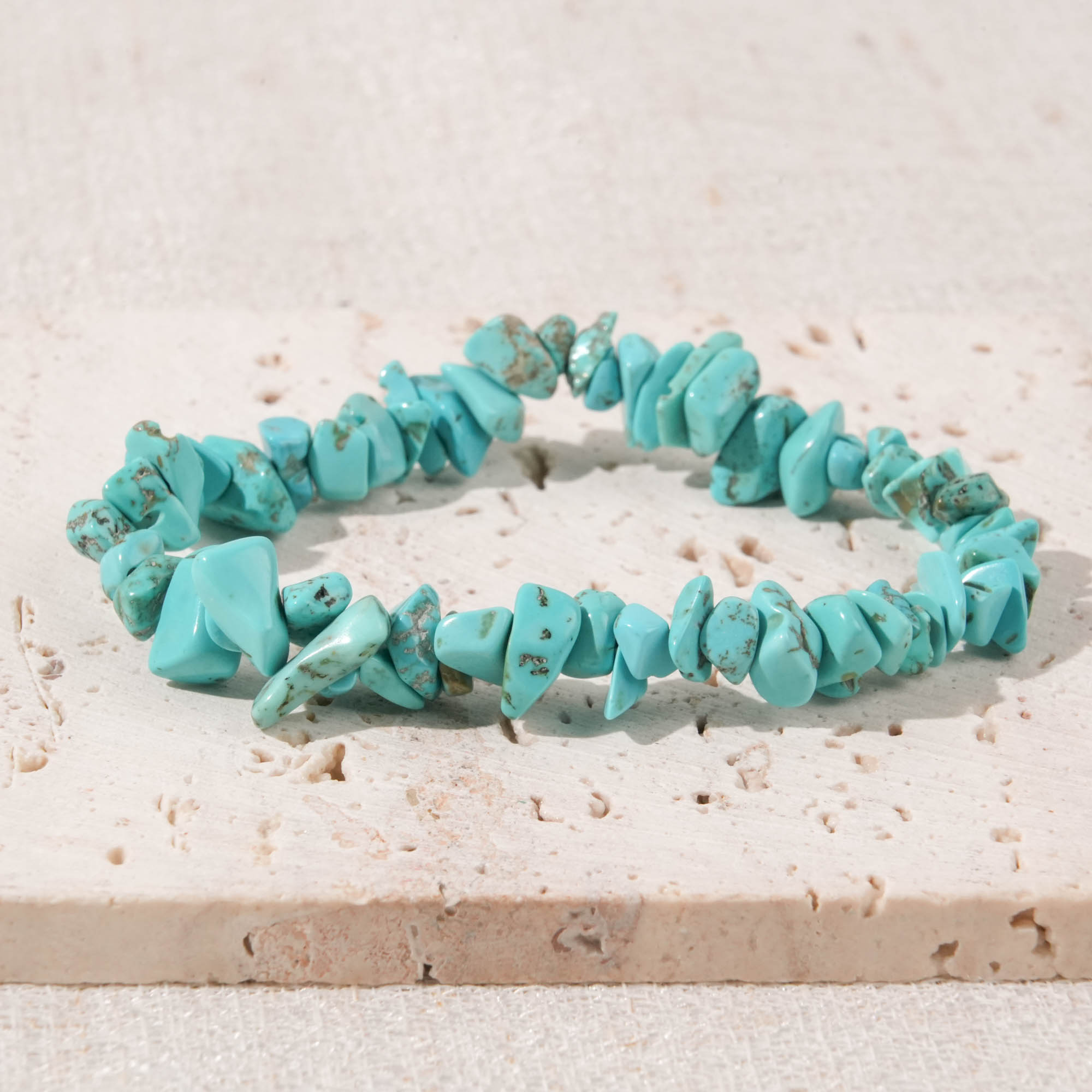 Turquoise Chip Bracelet